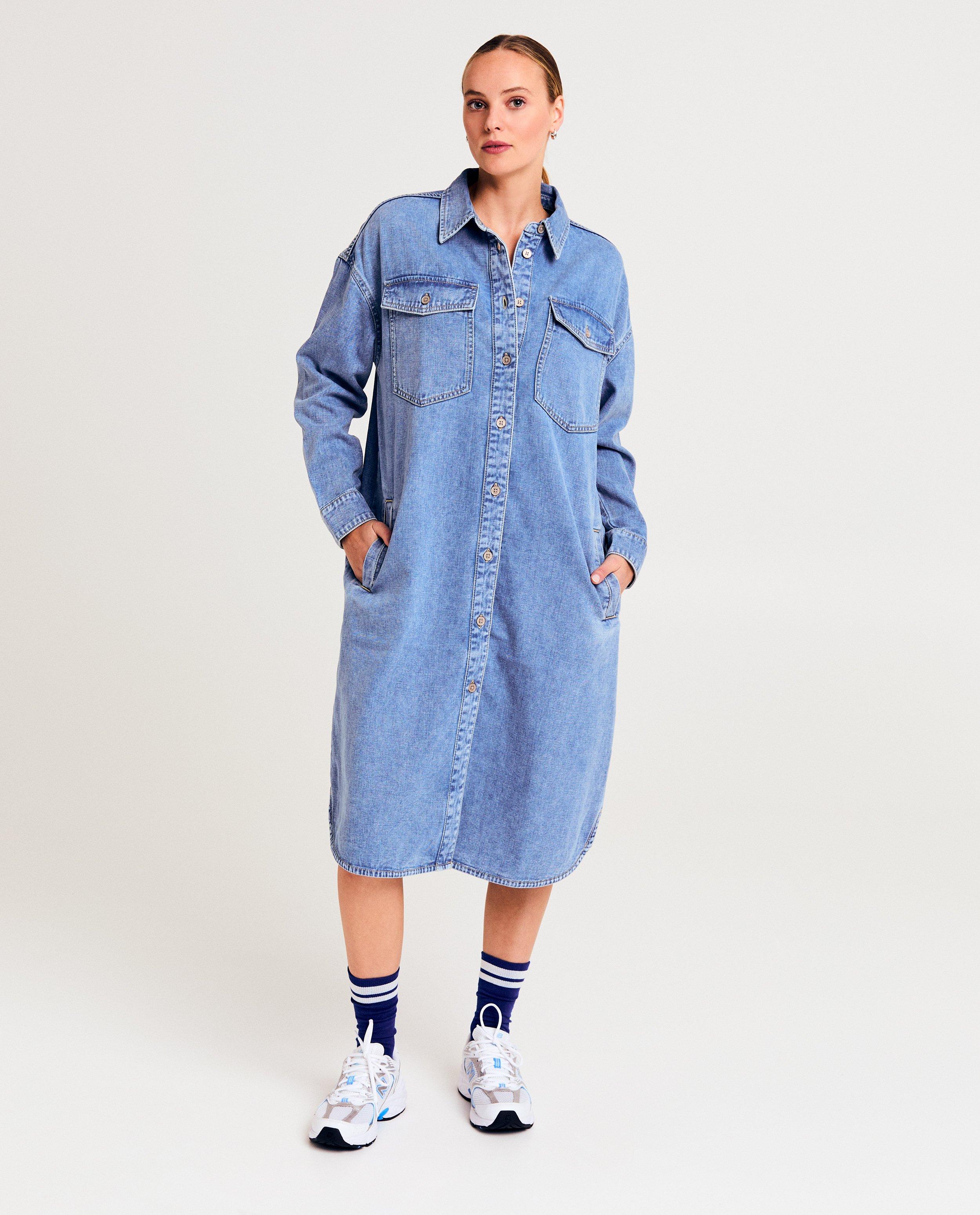 Blauwe jeansjurk - null - Sora