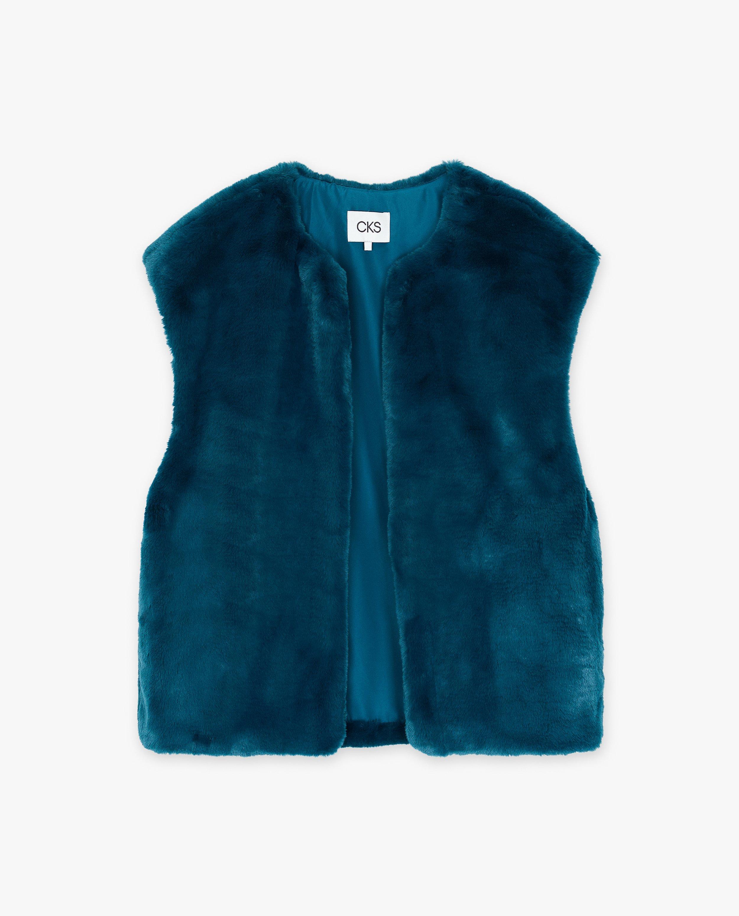 Fluffy vest - null - CKS Dames