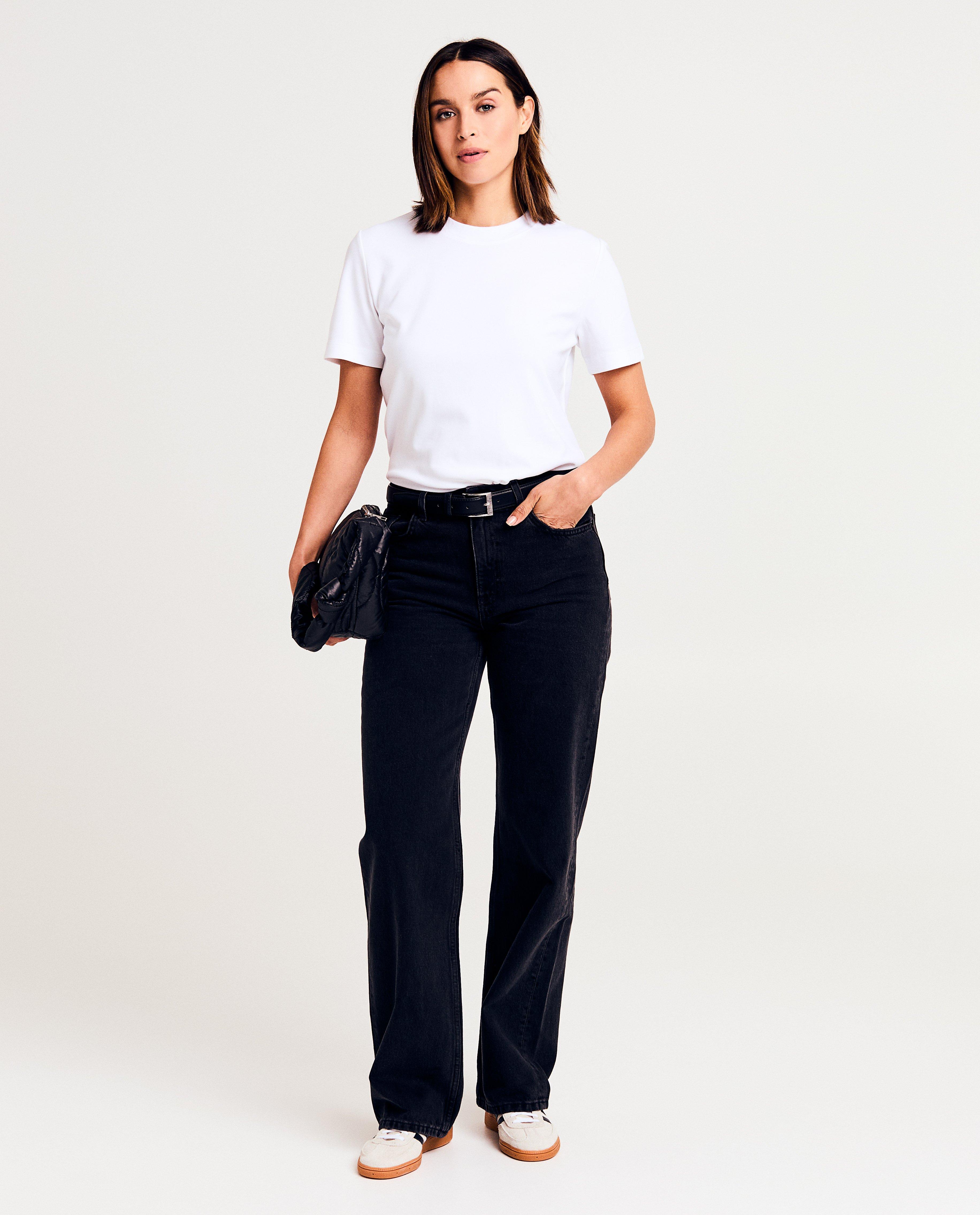 Zwarte jeans, straight fit - null - Sora