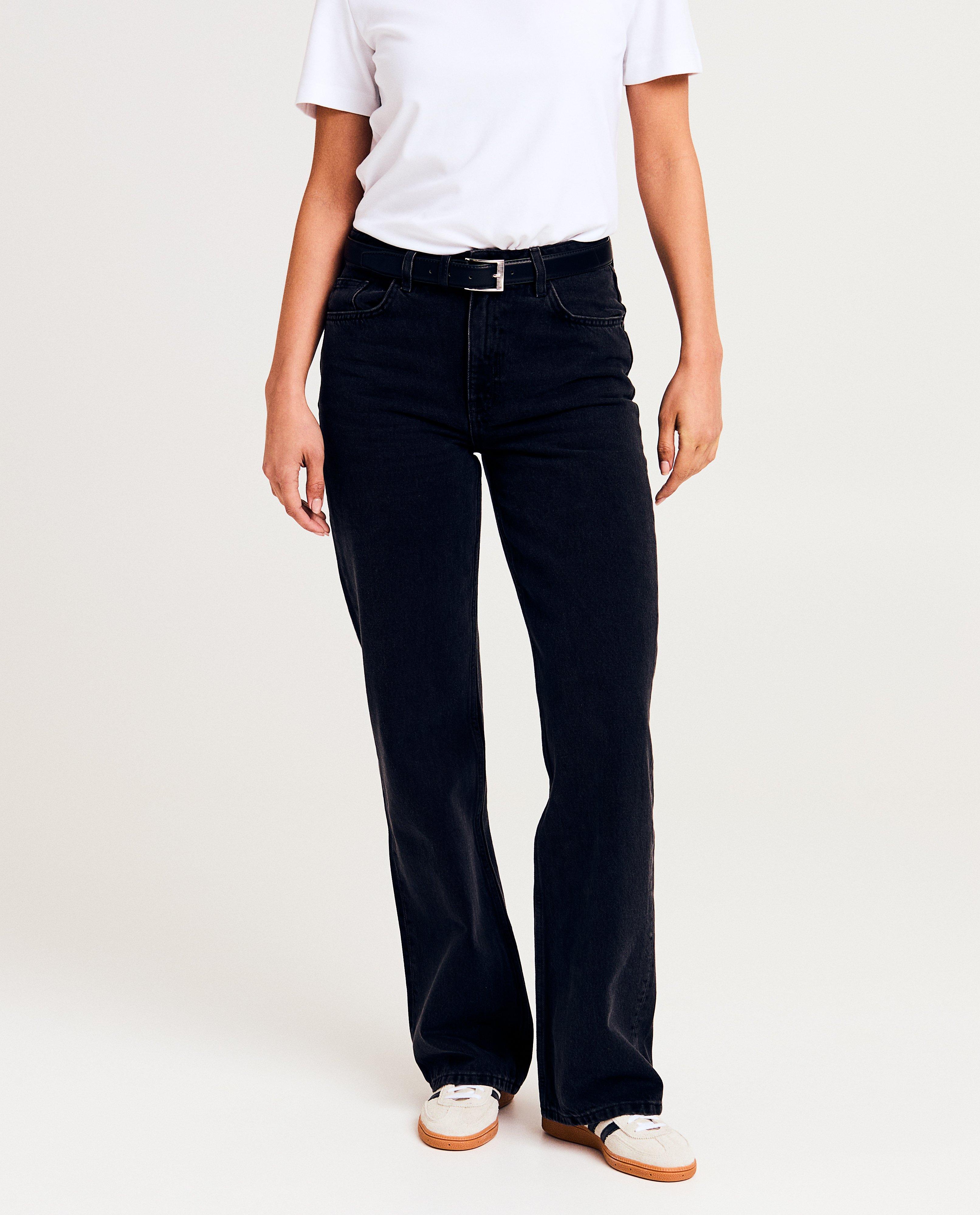 Jeans - Zwarte jeans, straight fit