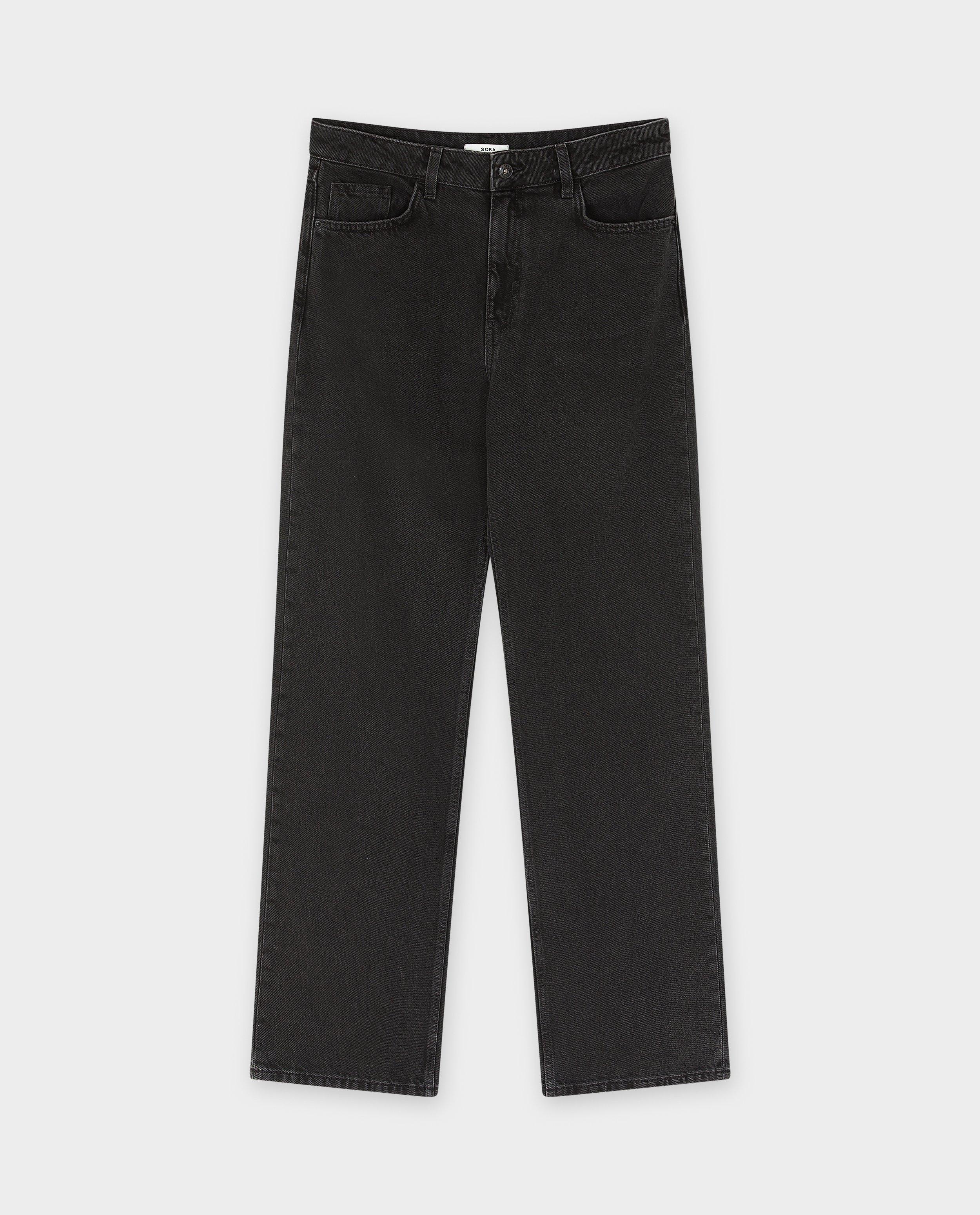 Jeans - Zwarte jeans, straight fit