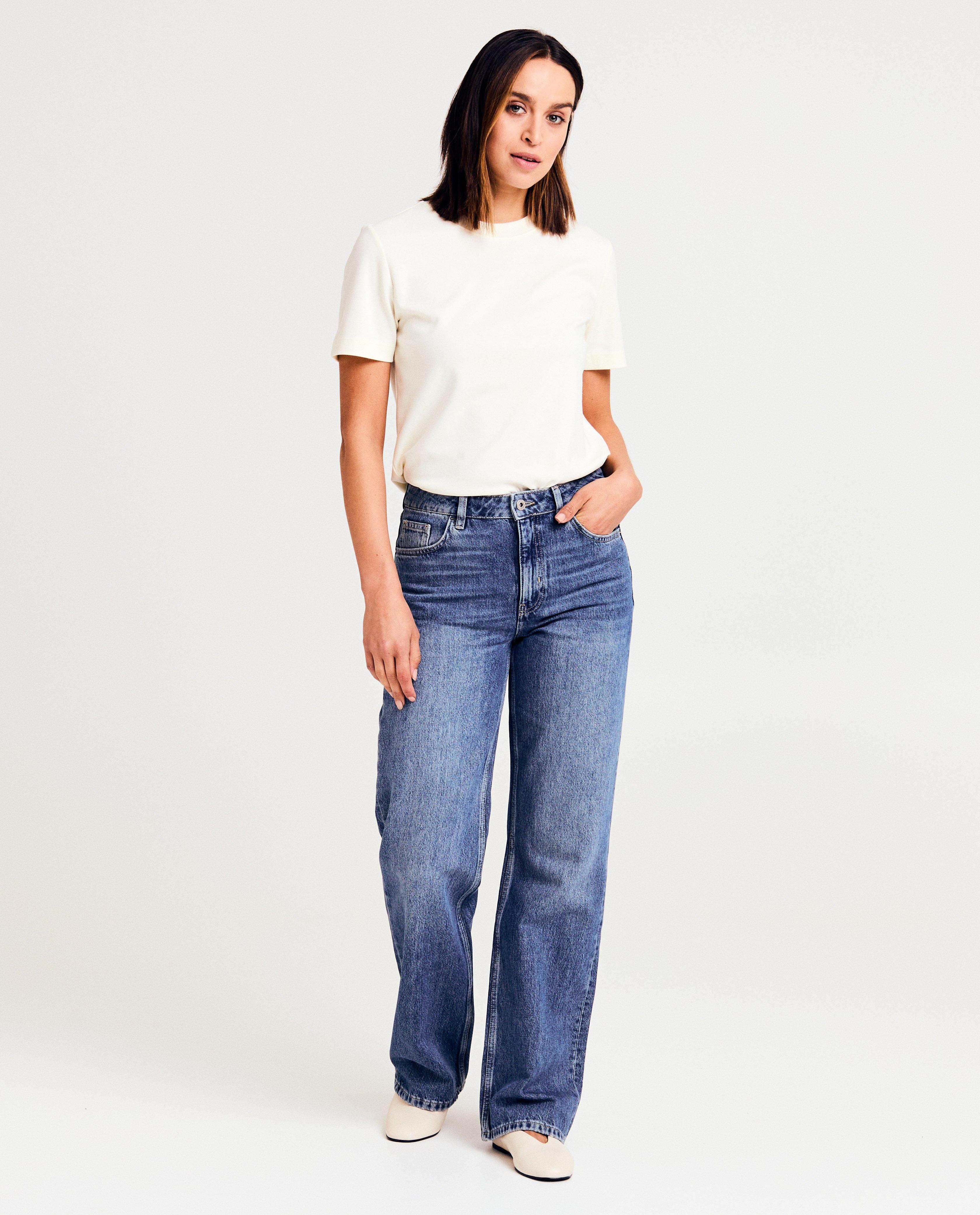 Jeans - Blauwe jeans, straight fit