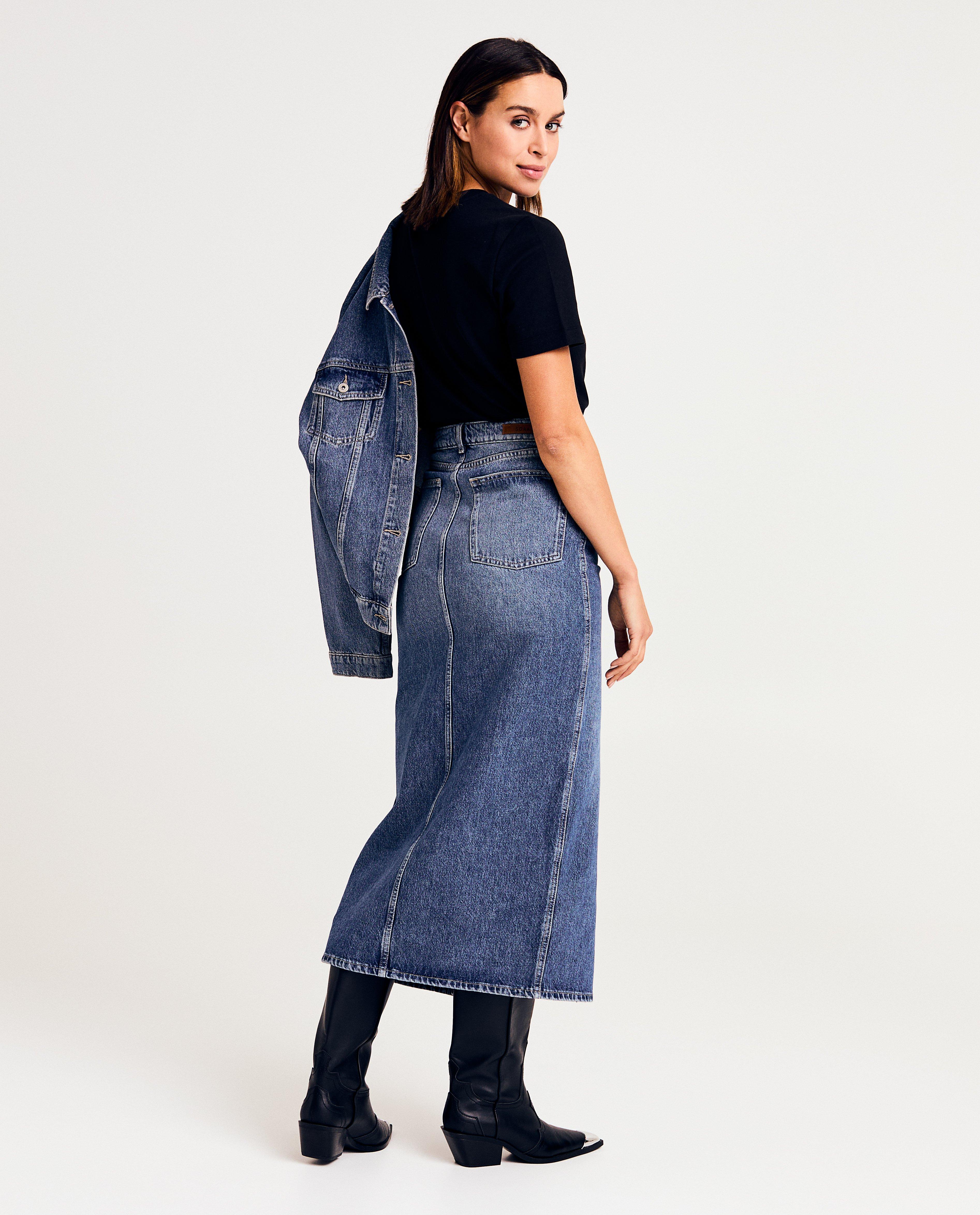 Rokken - Blauwe jeansrok