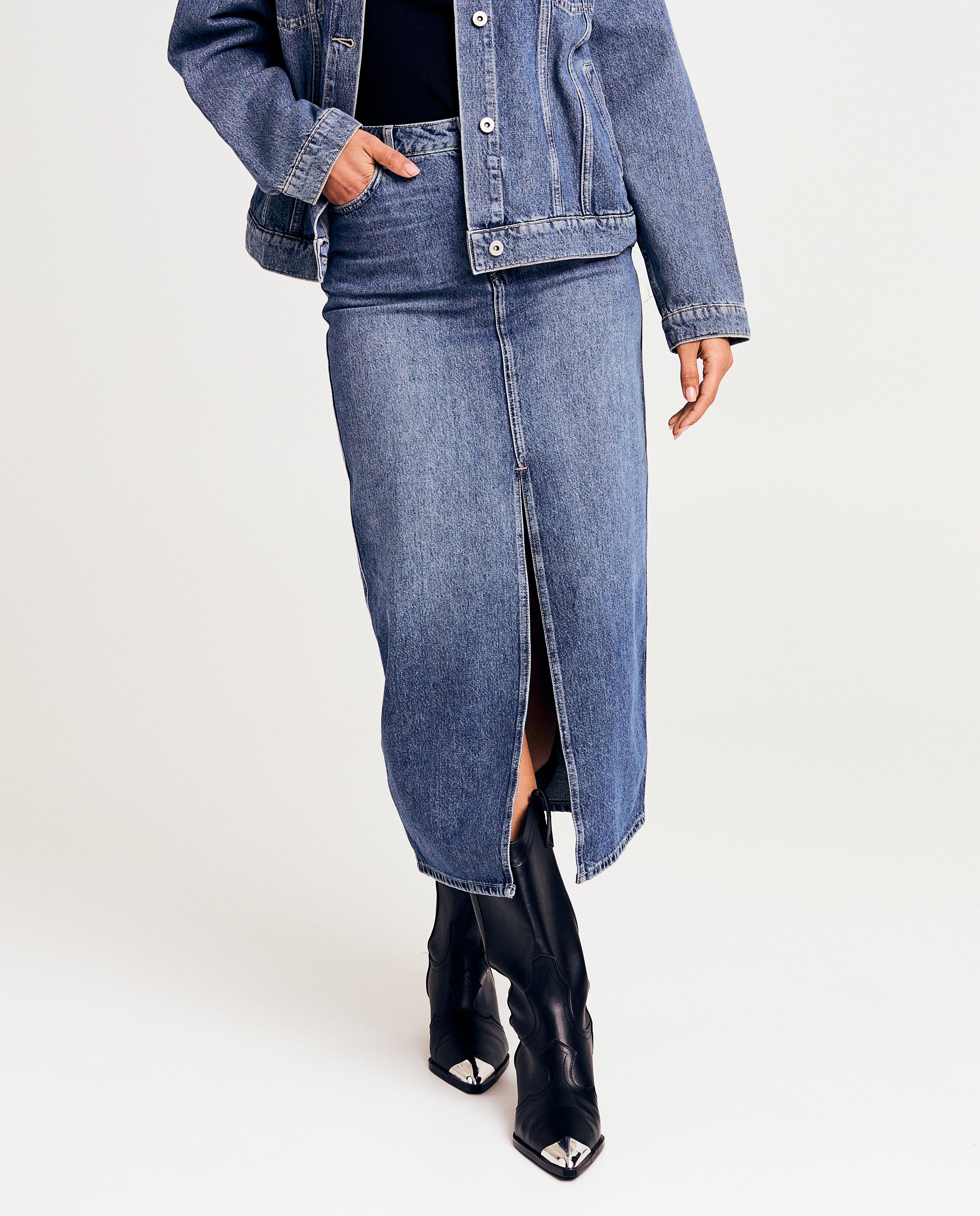 Rokken - Blauwe jeansrok