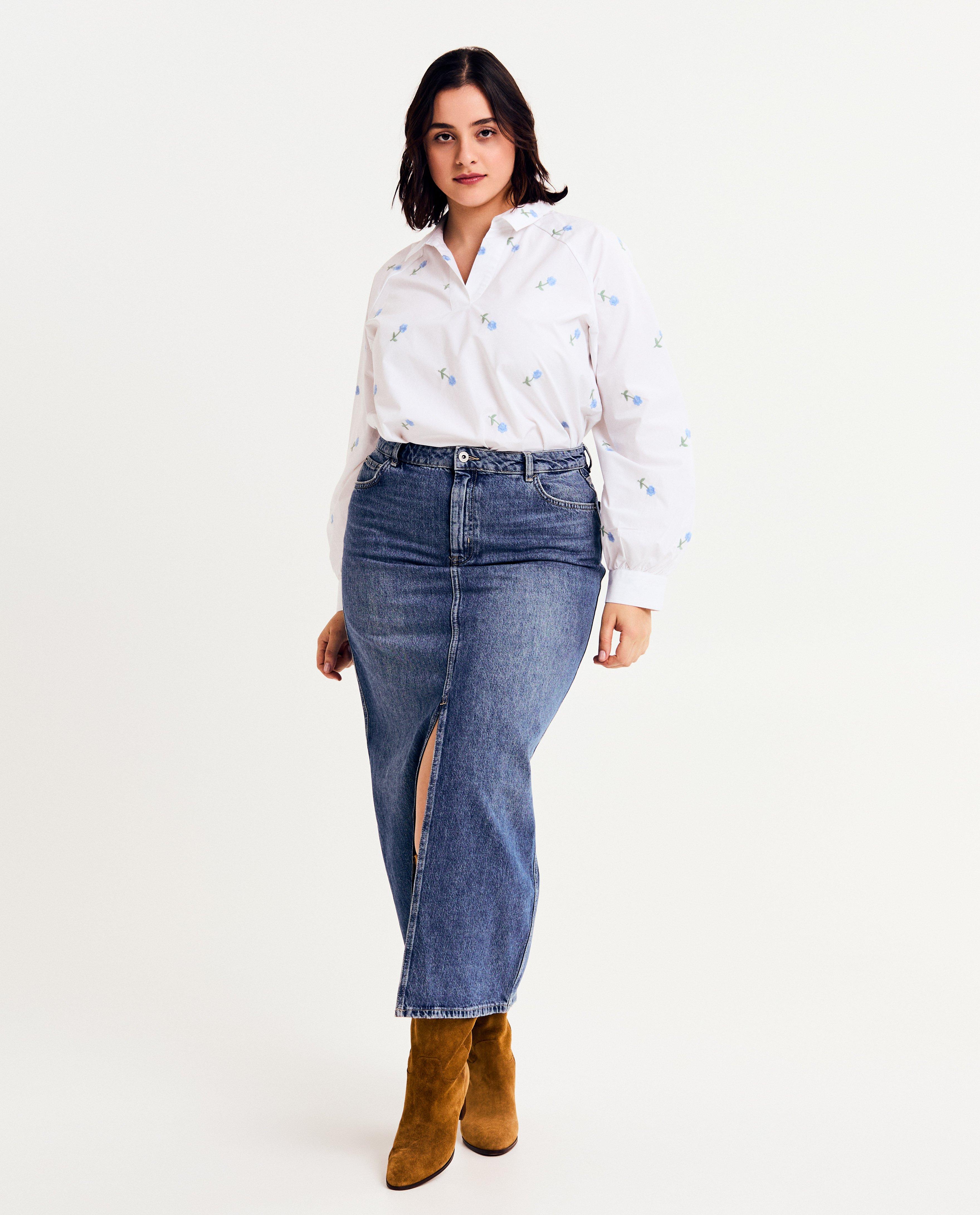 Rokken - Blauwe jeansrok