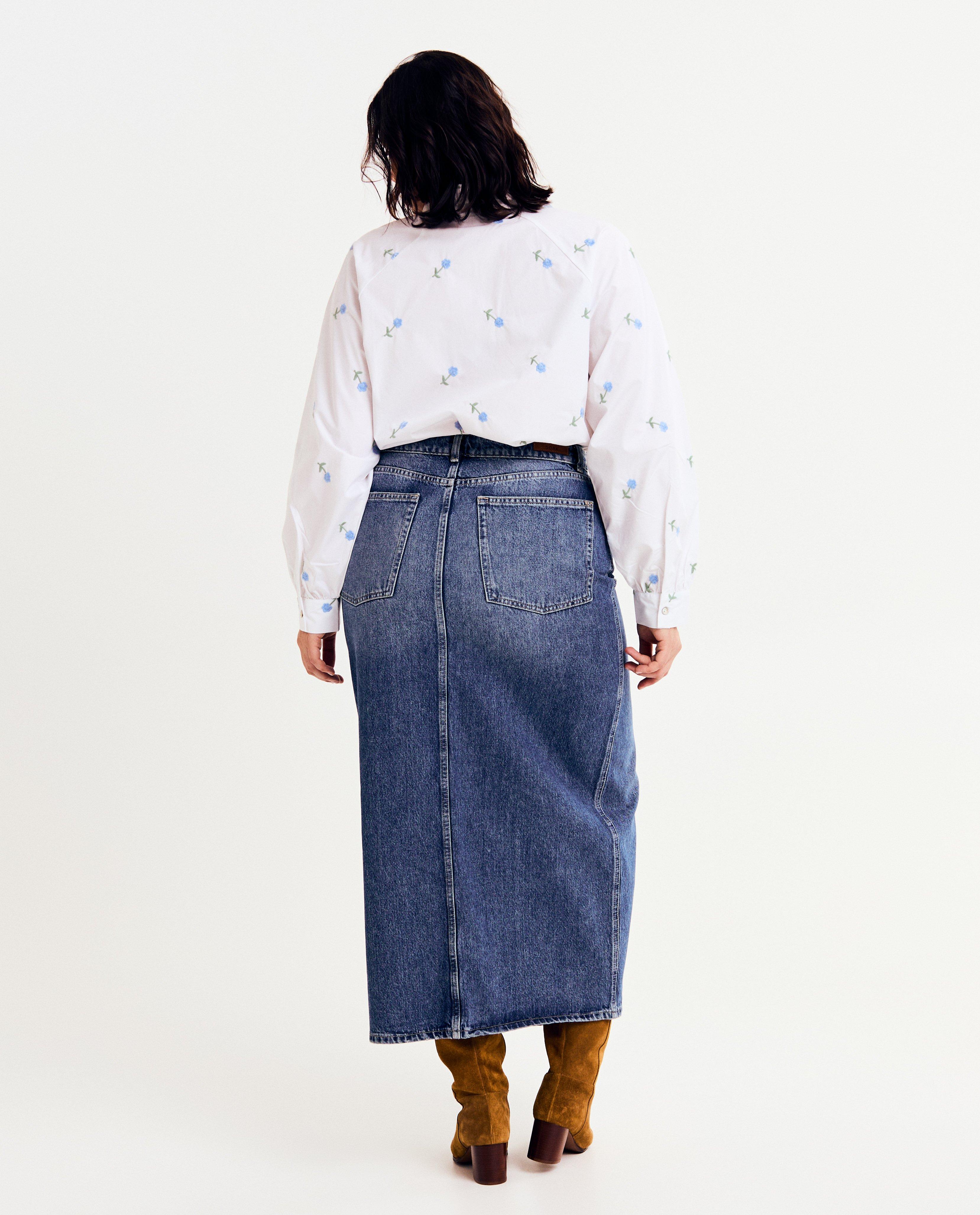 Rokken - Blauwe jeansrok