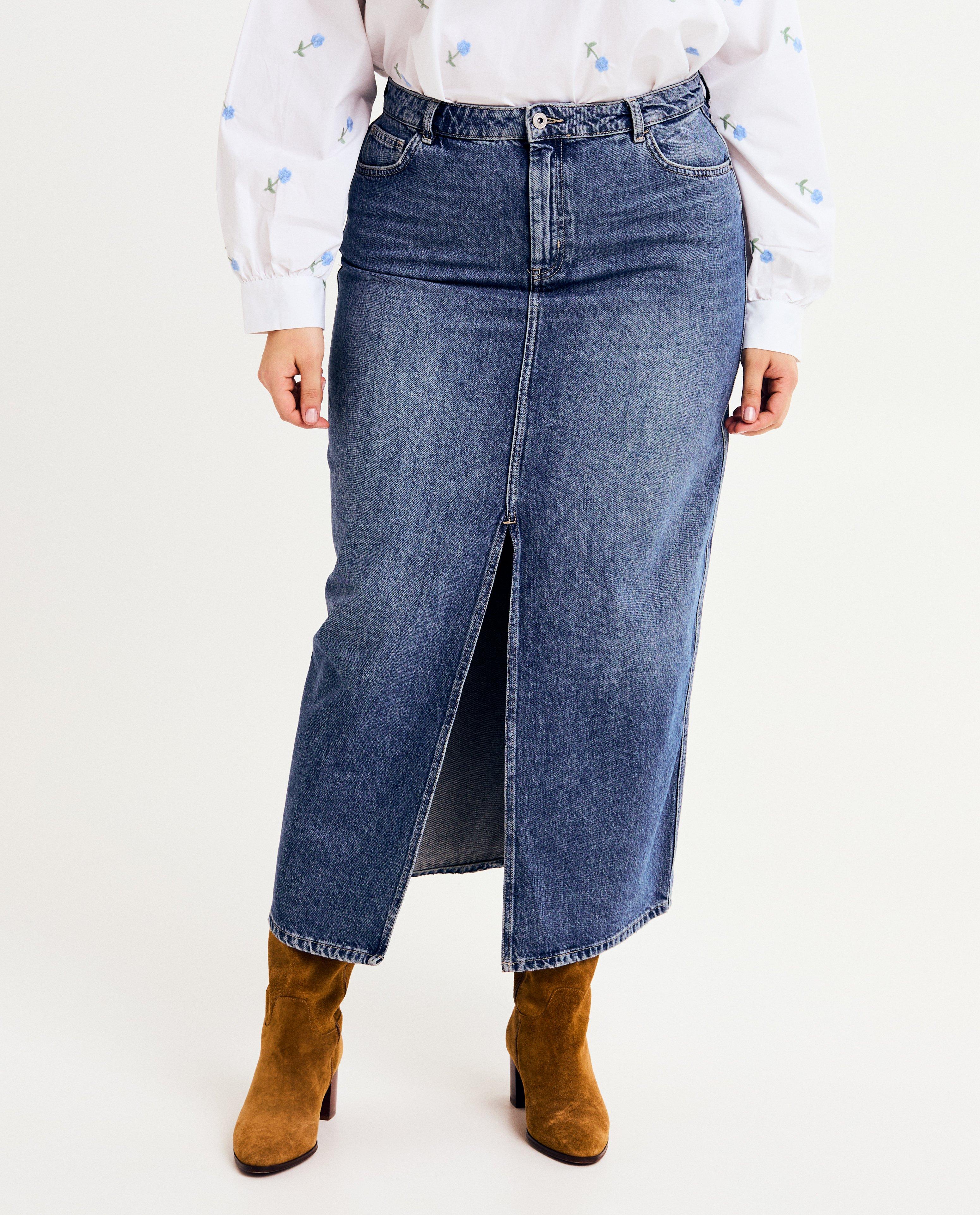 Rokken - Blauwe jeansrok