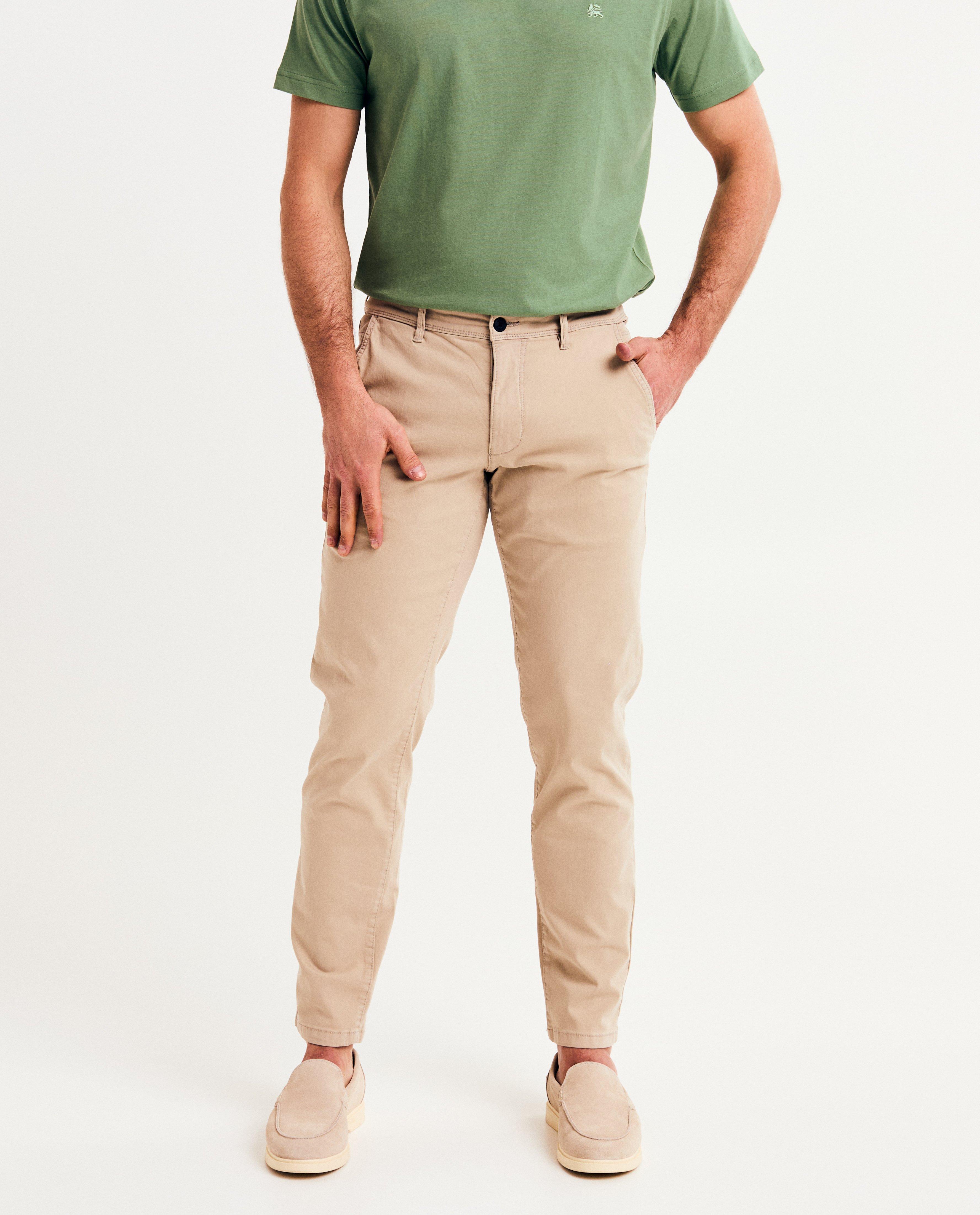 Broeken - Beige broek