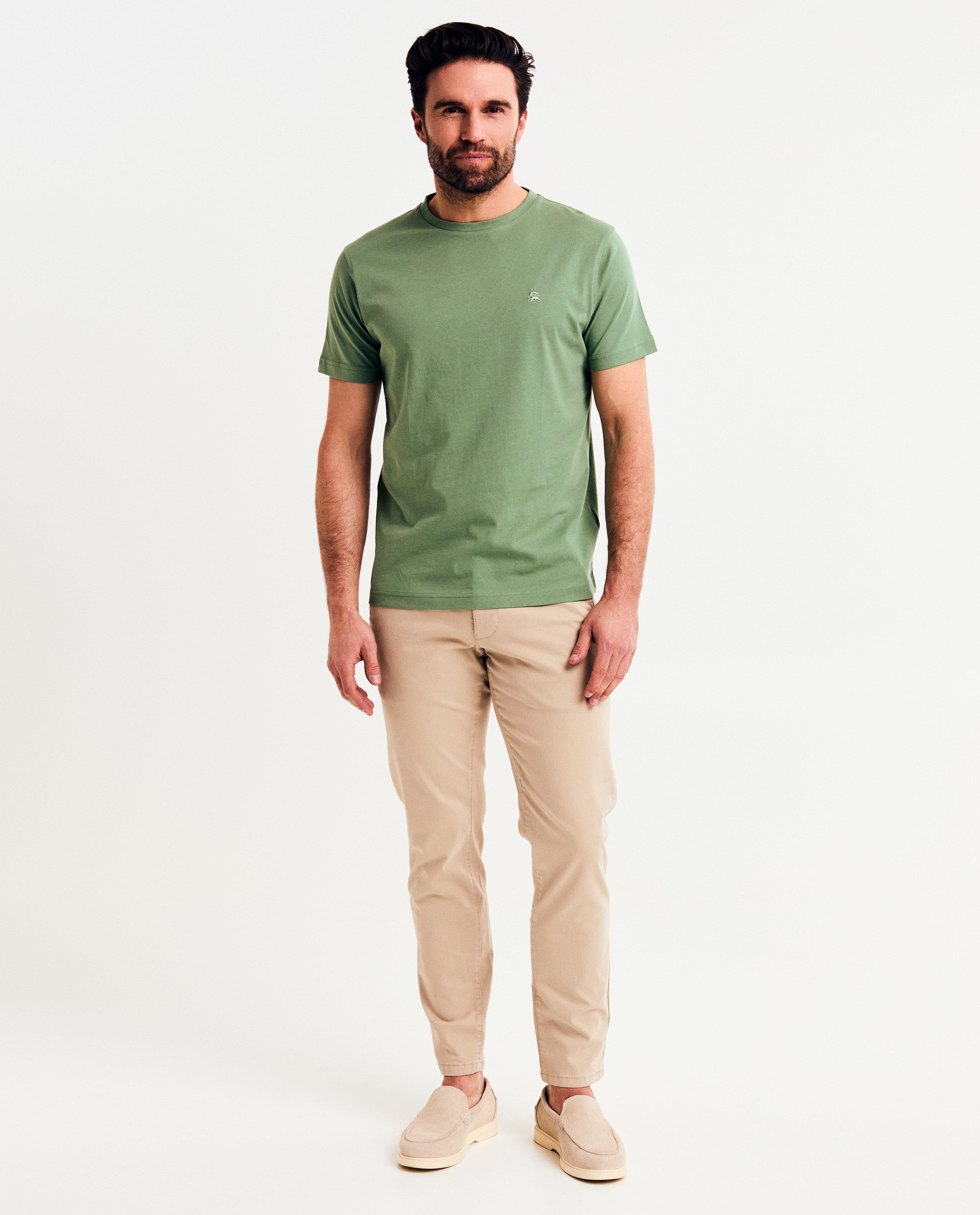 T-shirts - T-shirt met geborduurd logo