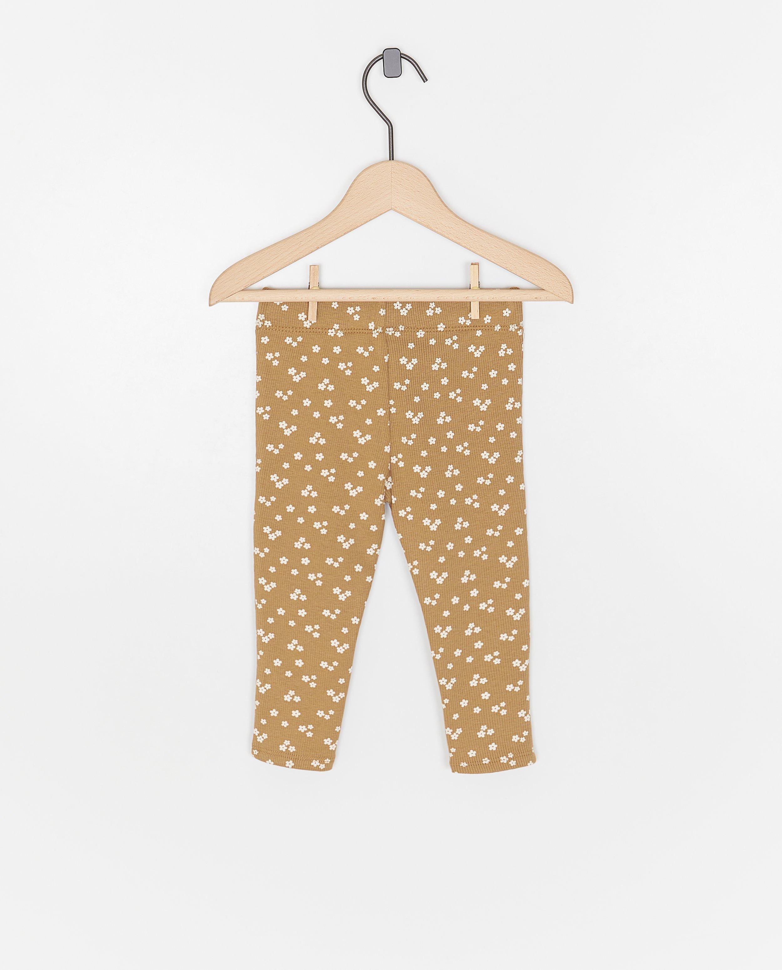 Leggings - Legging met fijn ribpatroon