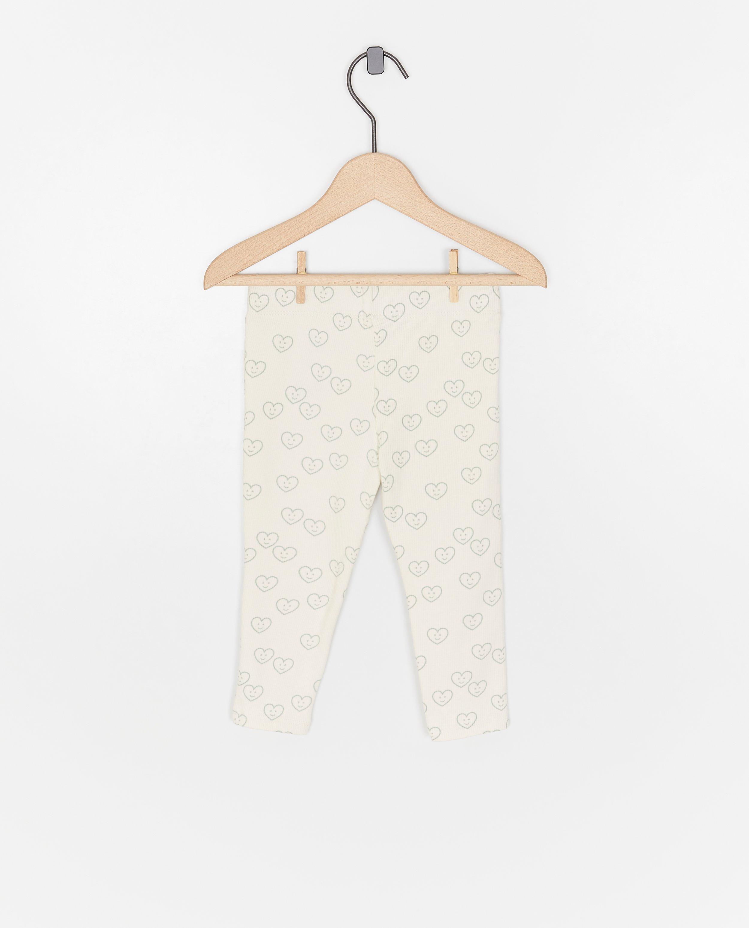 Leggings - Legging met fijn ribpatroon