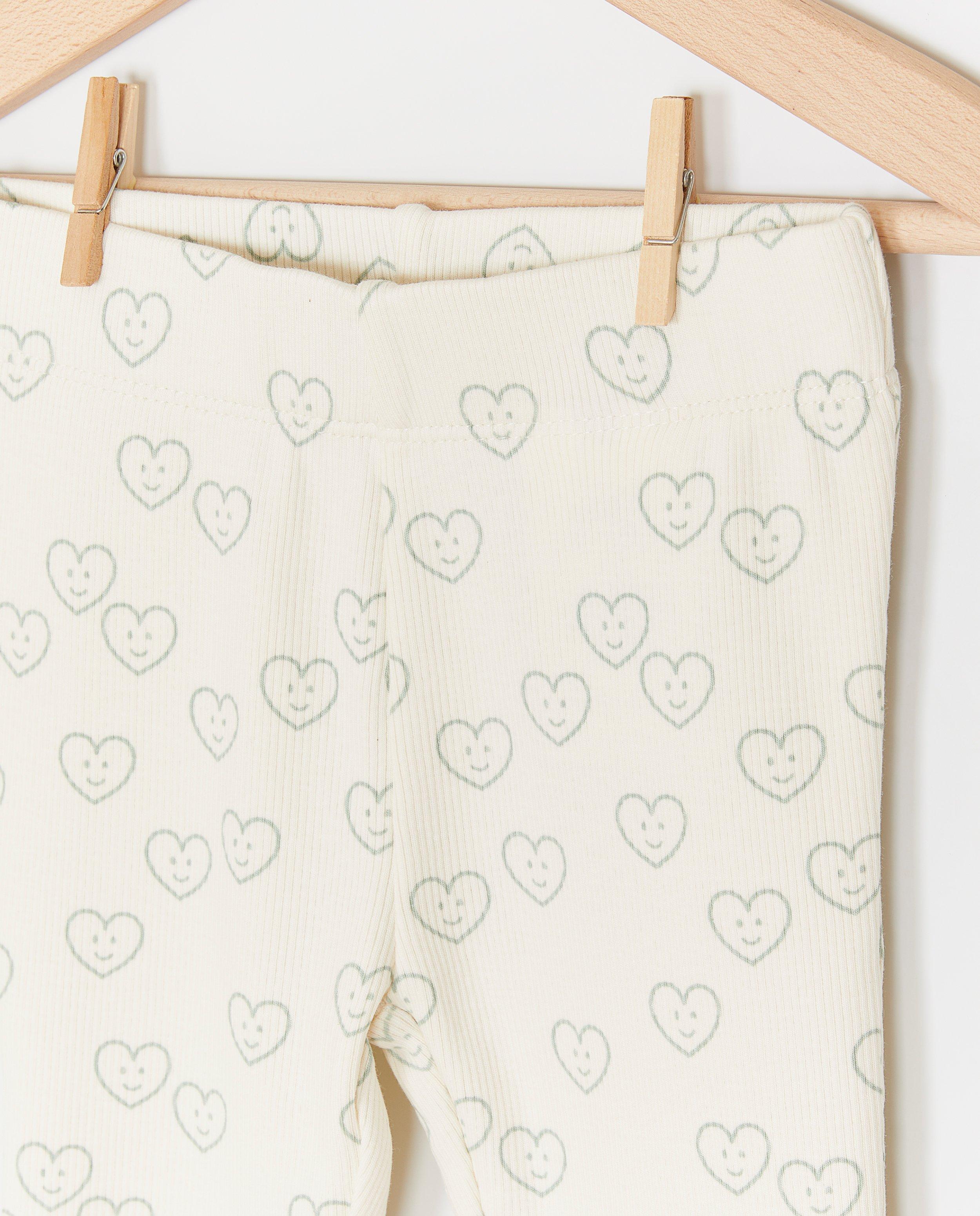 Leggings - Legging met fijn ribpatroon