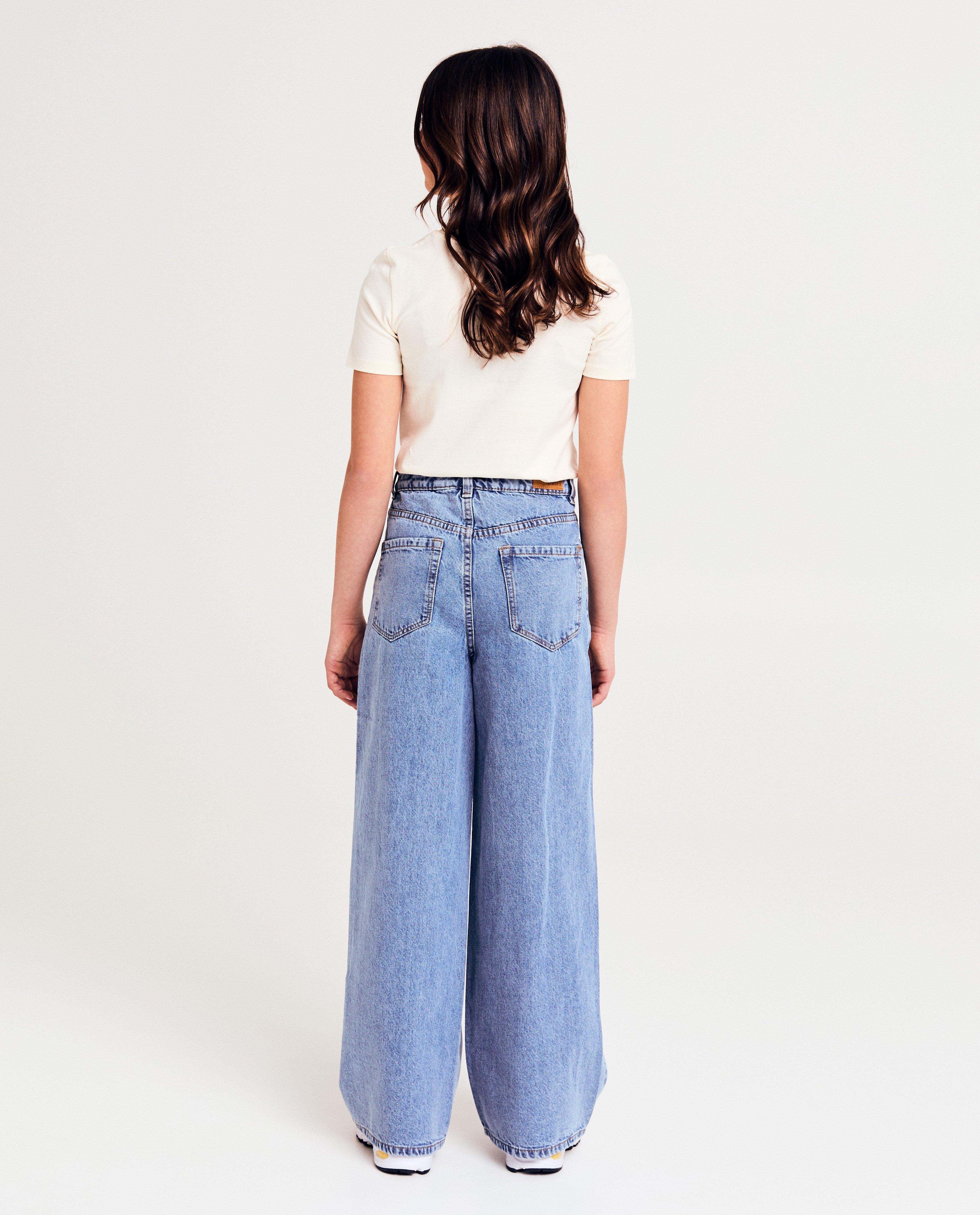 Jeans - Blauwe jeans, wide fit