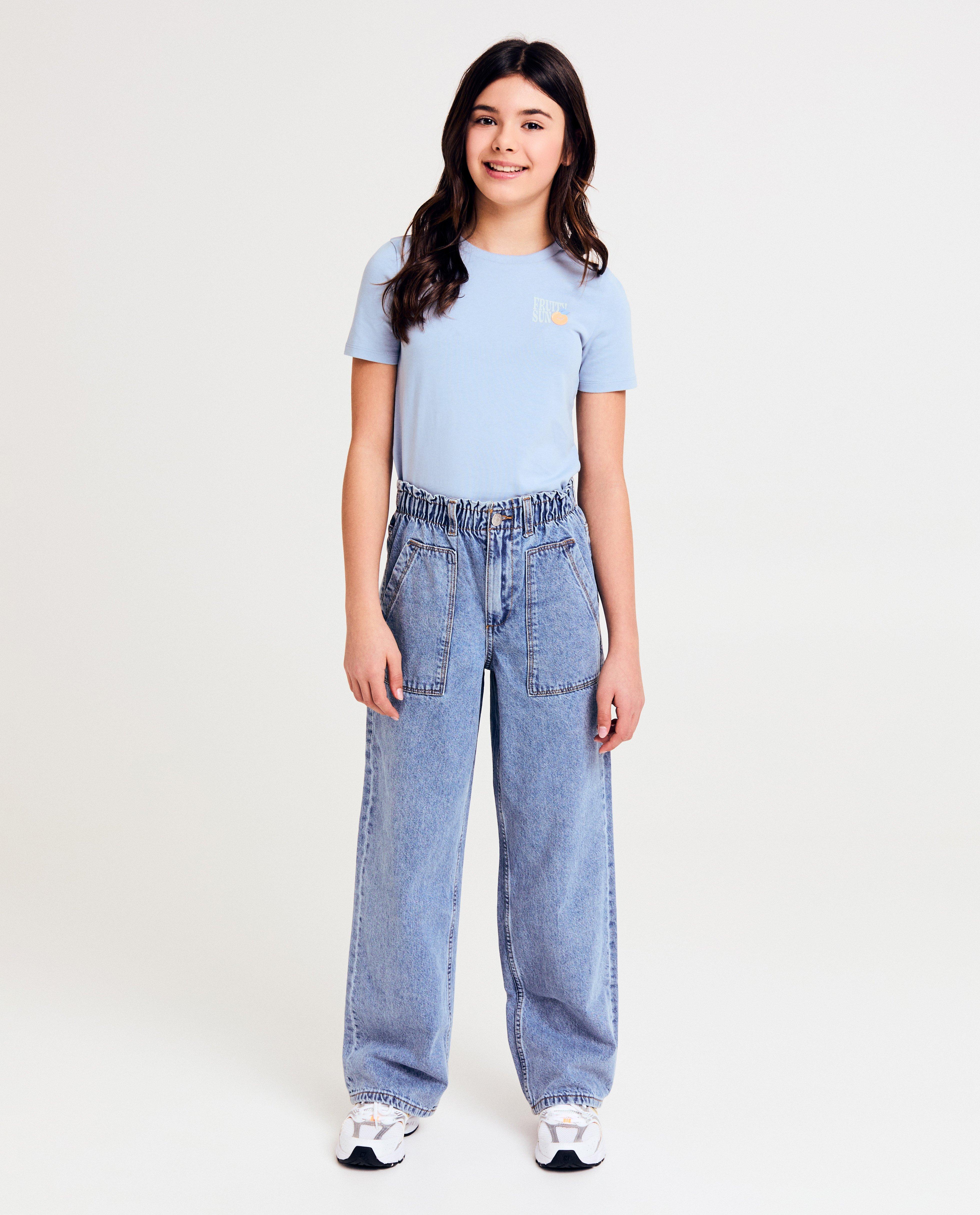 Blauwe jeans, straight fit - null - Fish & Chips