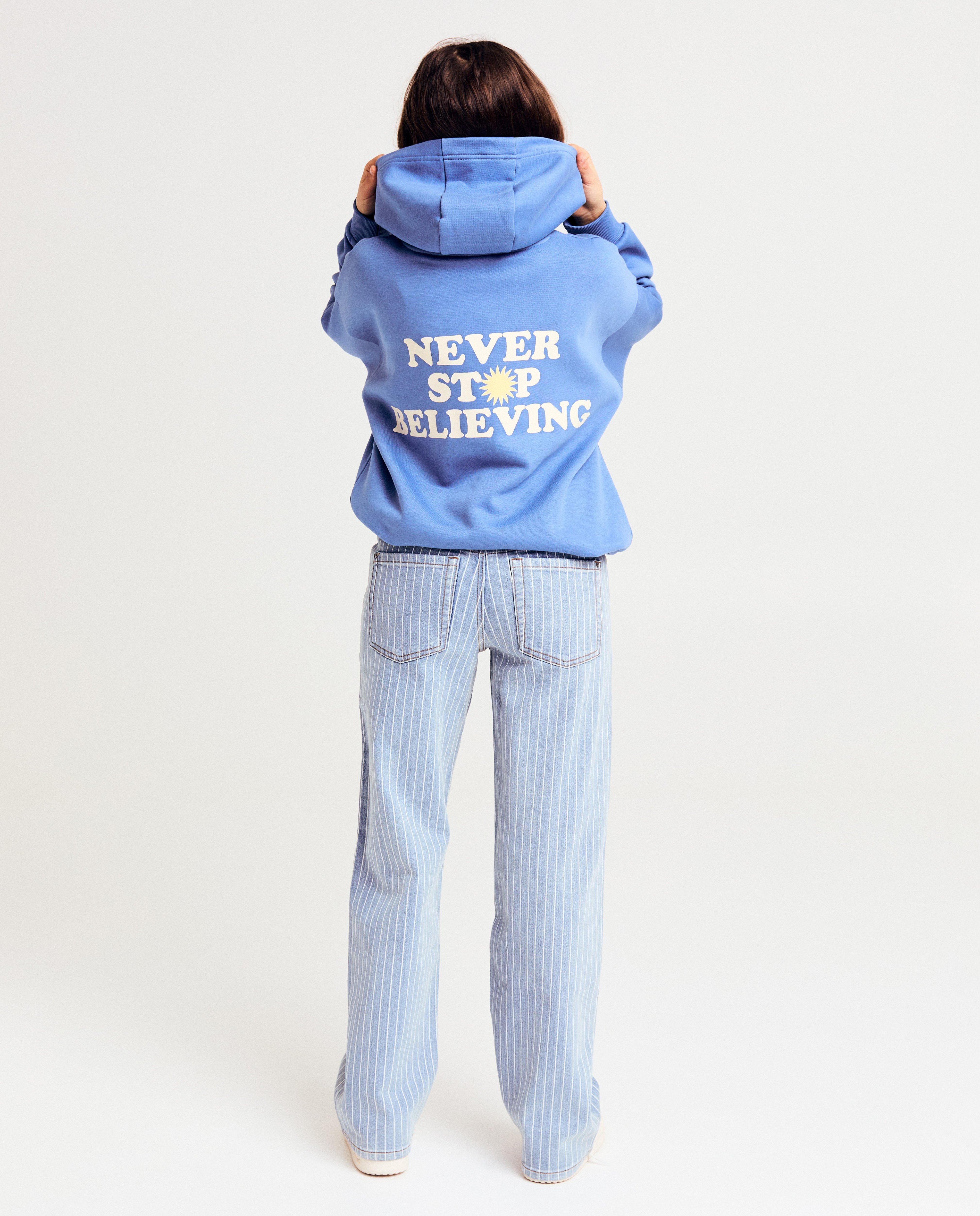 Jeans - Jeans met strepen, straight fit