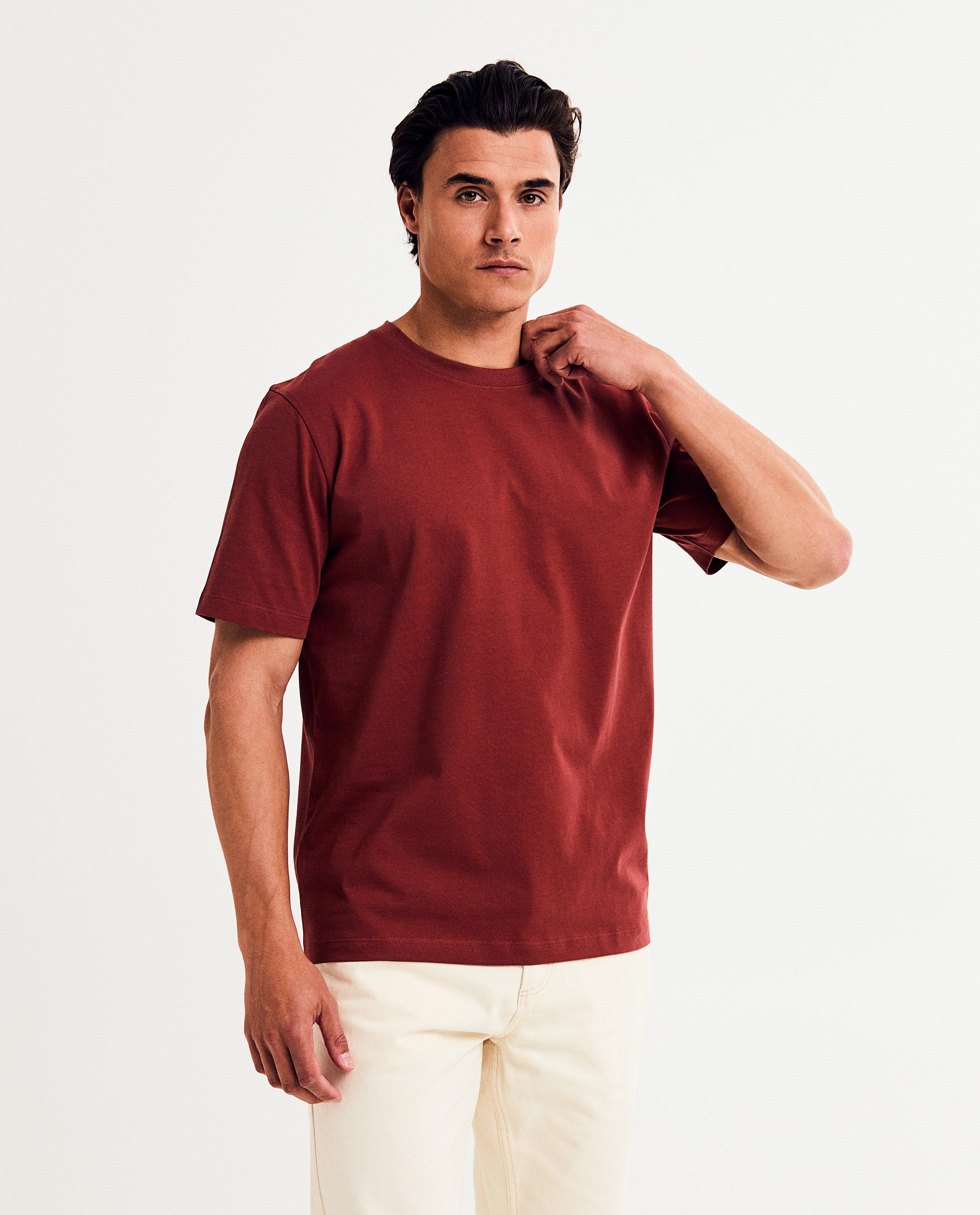 Rood T-shirt van biokatoen - null - Quarterback
