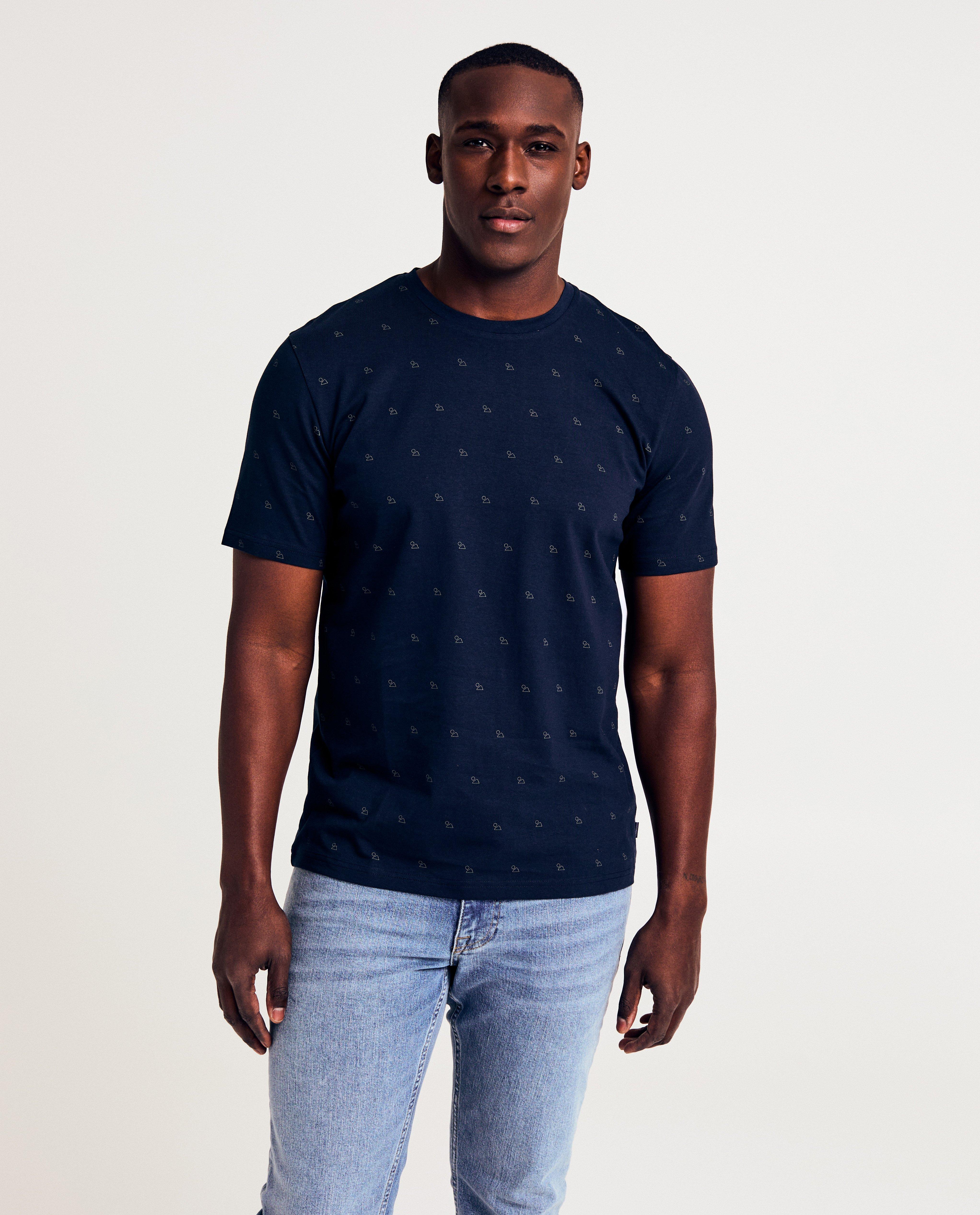 Biokatoenen T-shirt met print - null - Quarterback
