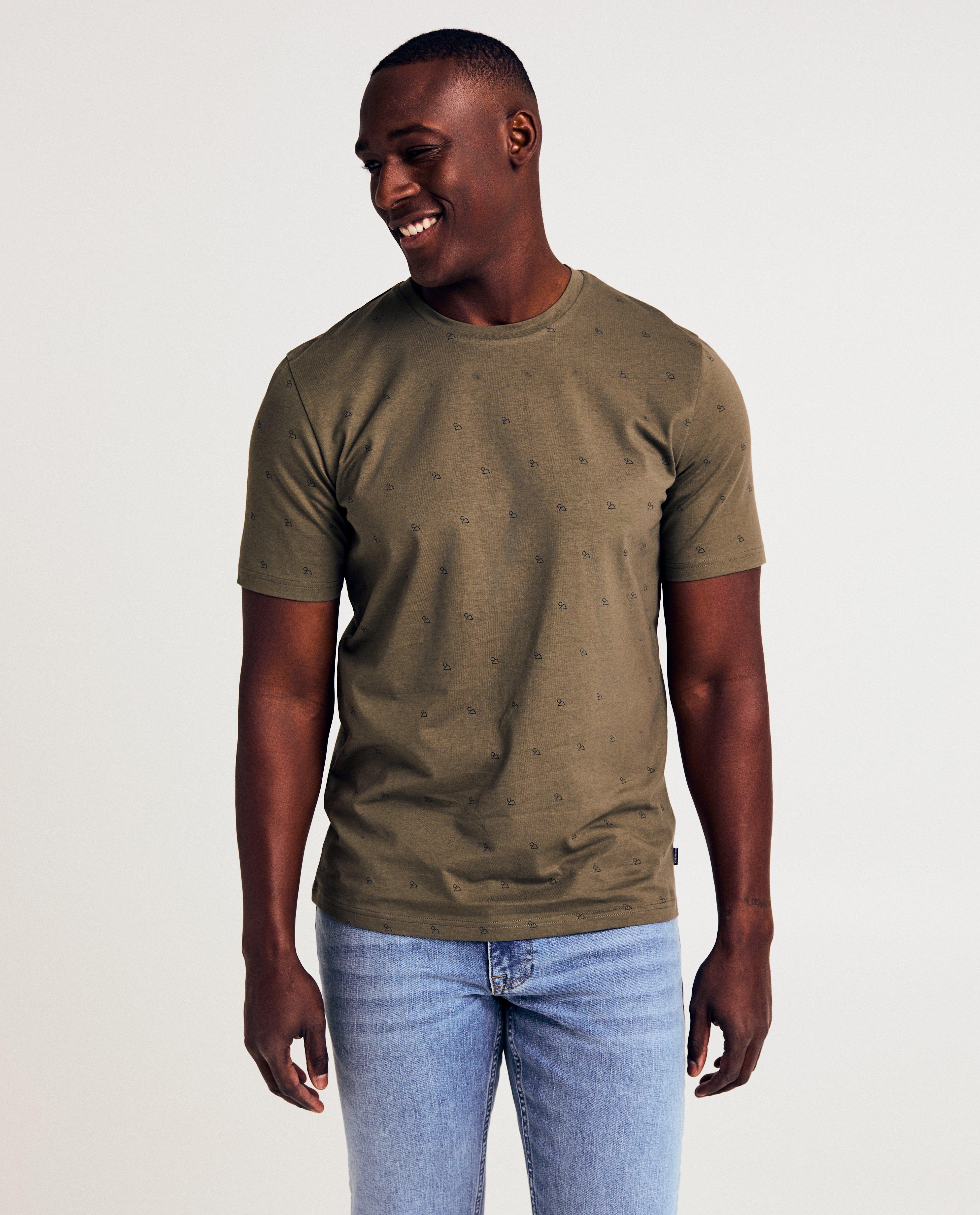 Biokatoenen T-shirt met print - null - Quarterback
