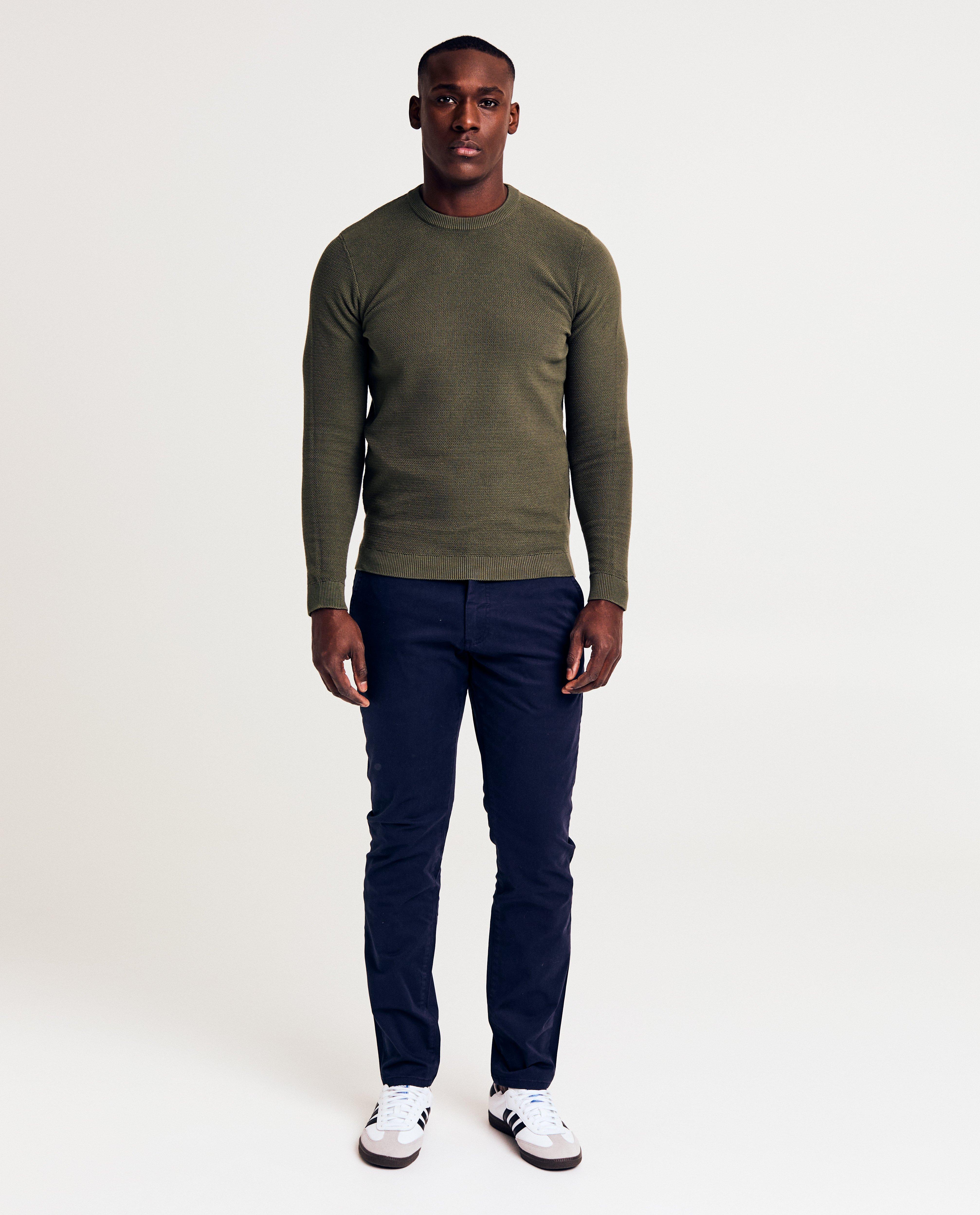 Groene broek, slim fit - null - Iveo