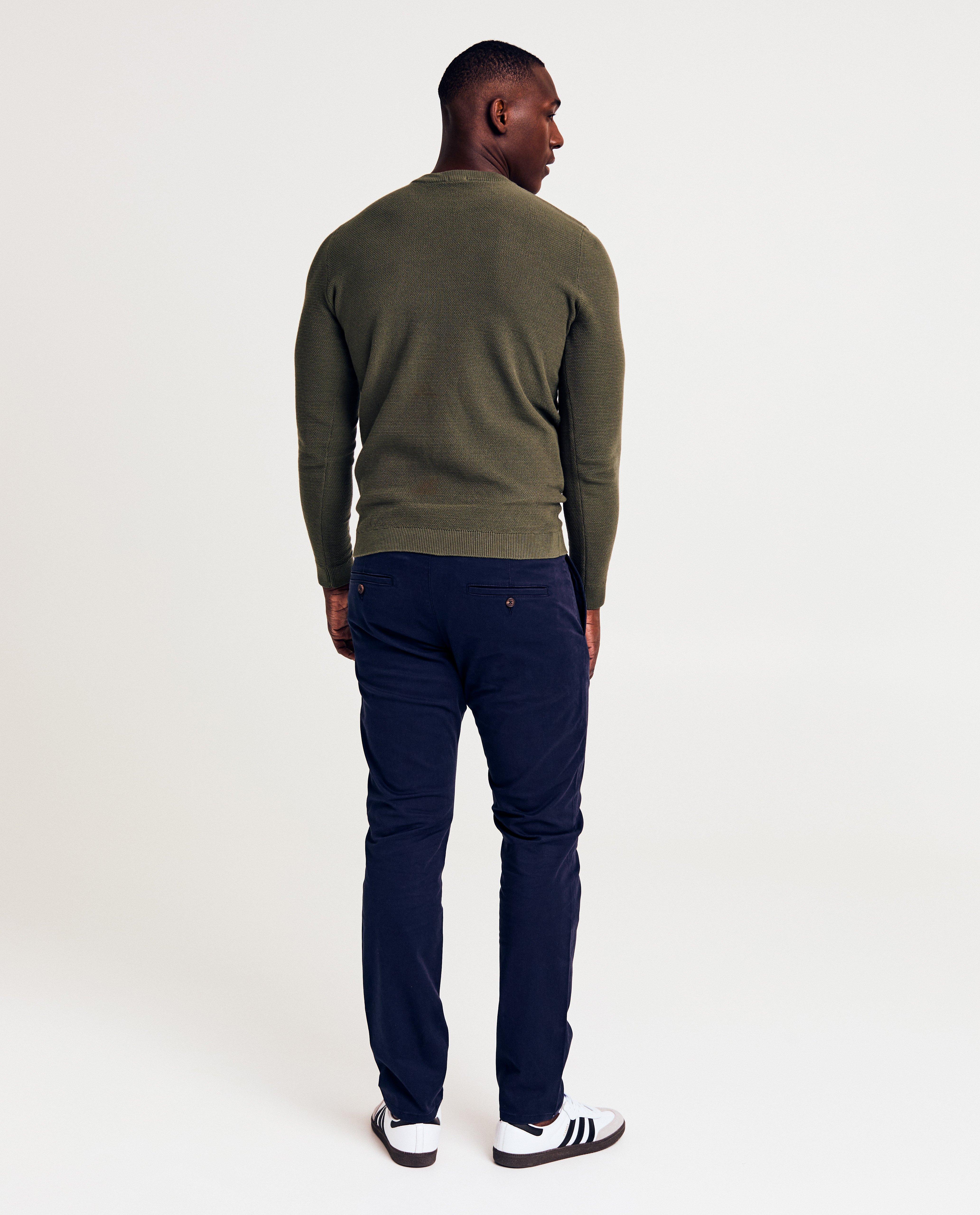 Broeken - Groene broek, slim fit