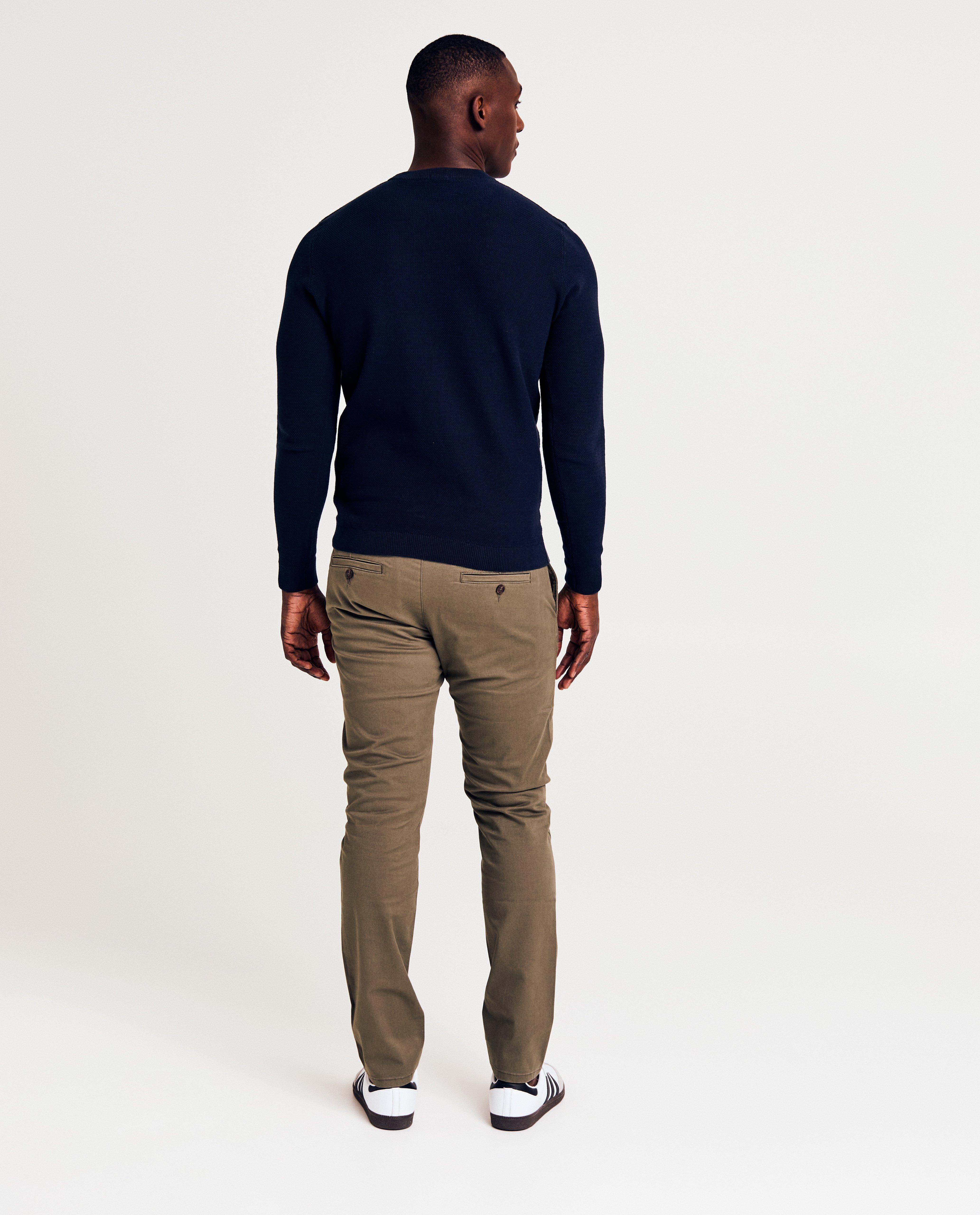 Broeken - Groene broek, slim fit
