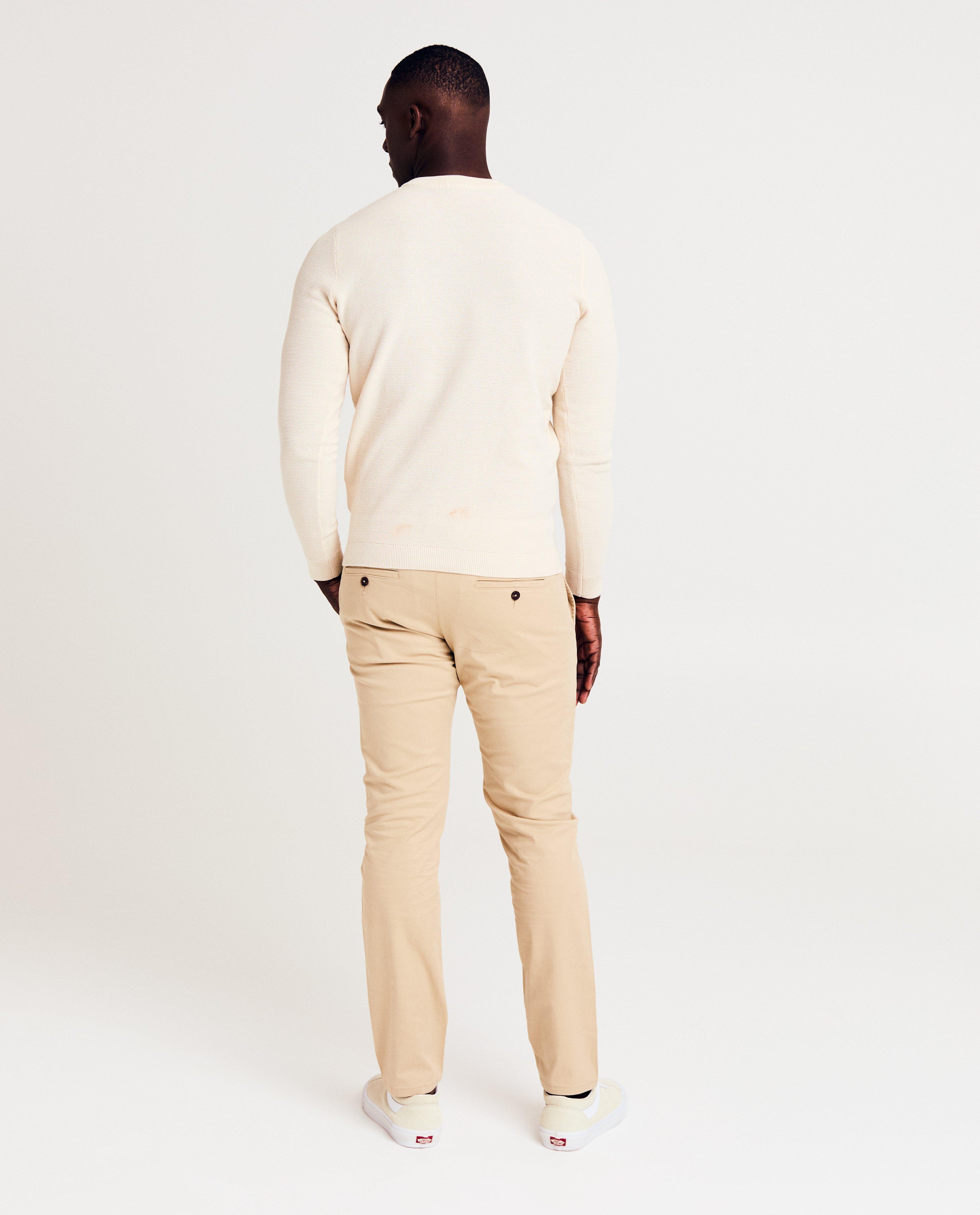 Pantalons - Pantalon vert, slim fit