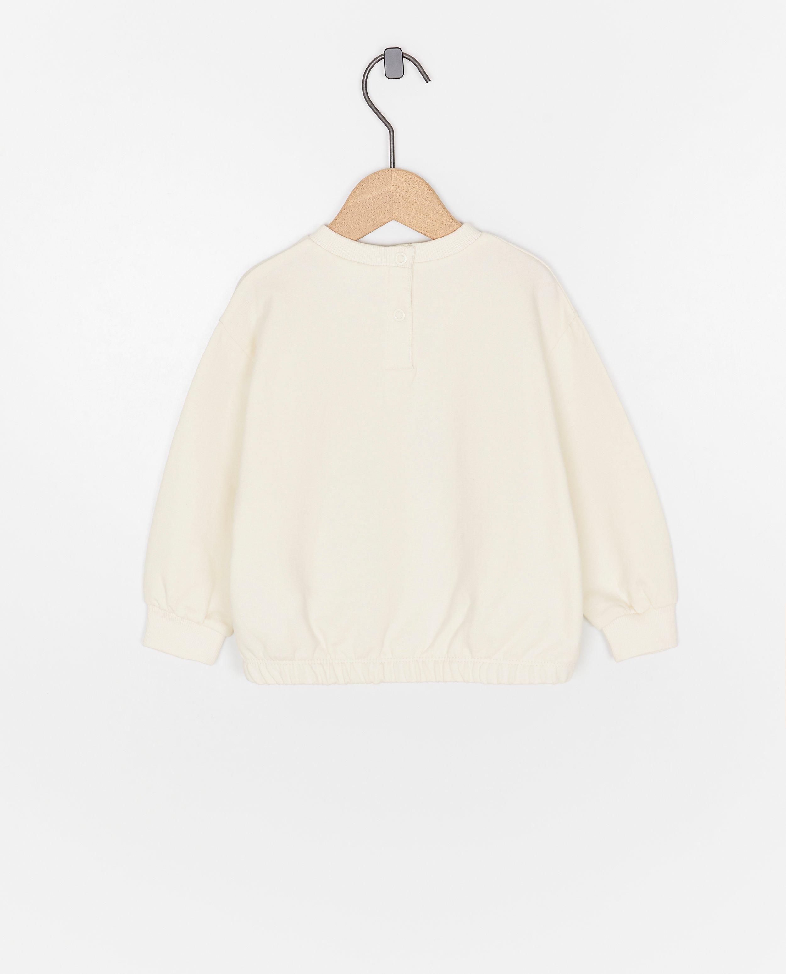 Sweaters - Sweater met geborduurde bloemen