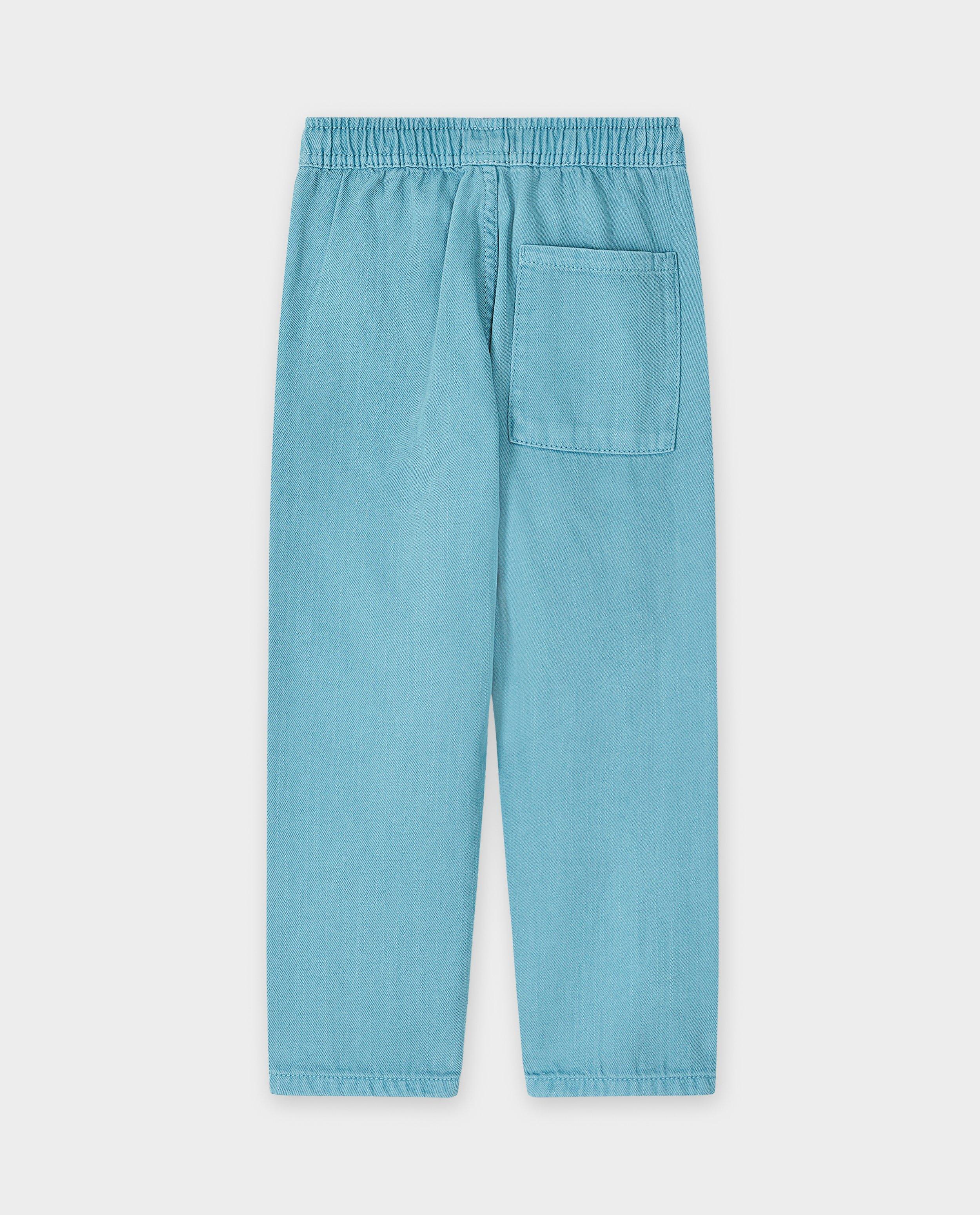 Broeken - Blauwe broek, baggy fit