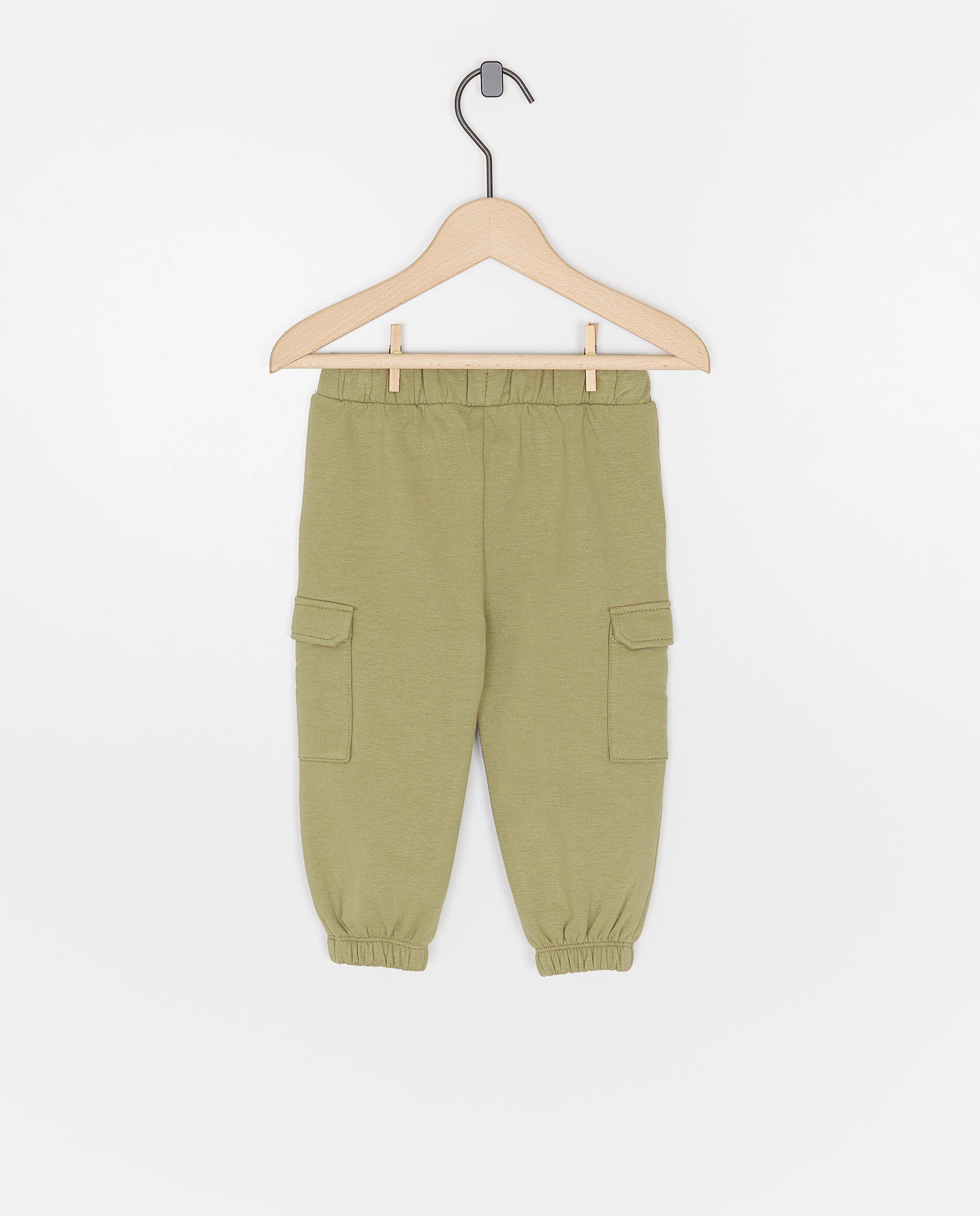 Broeken - Groene joggingbroek