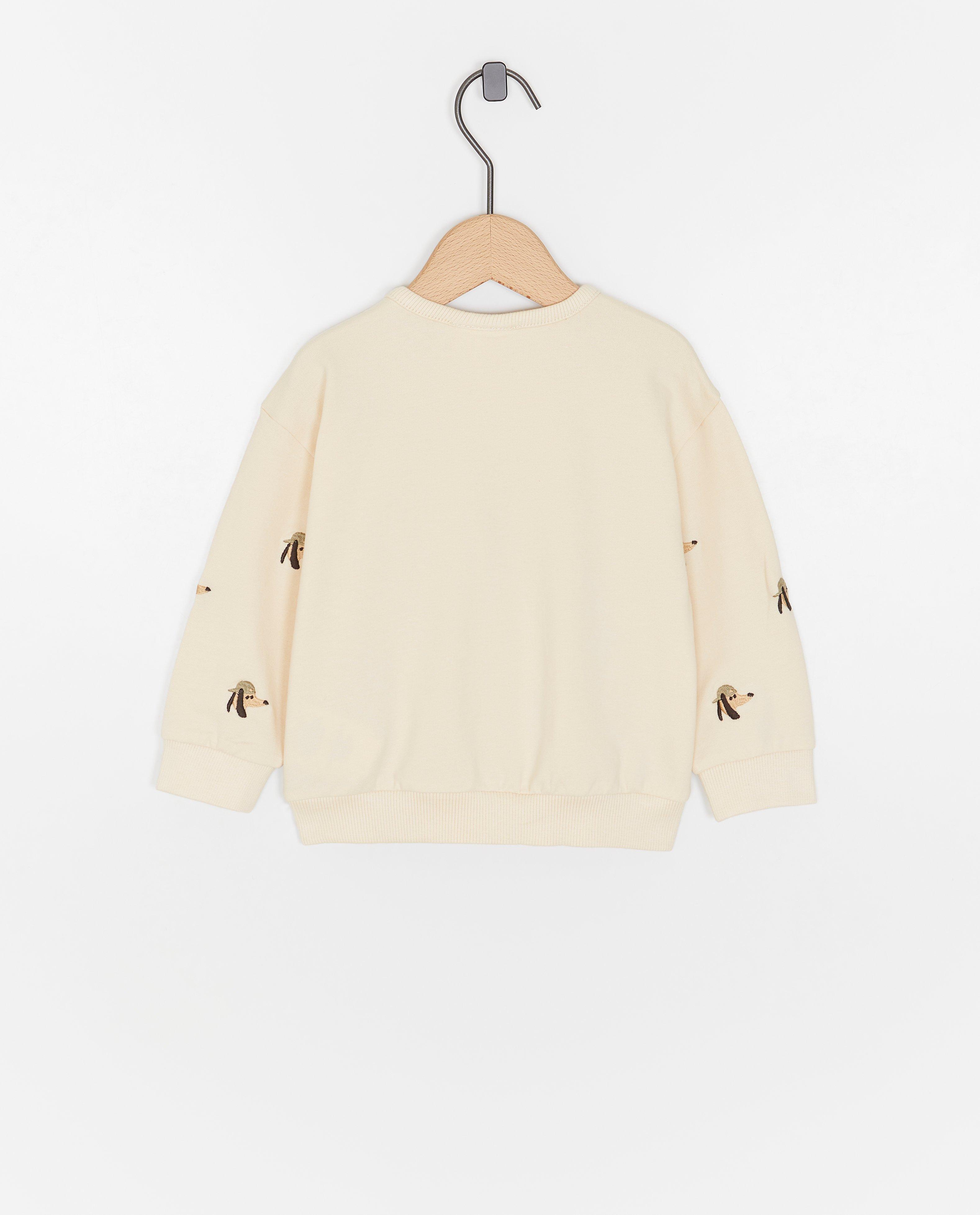 Sweats - Sweat avec des petits chiens brodés