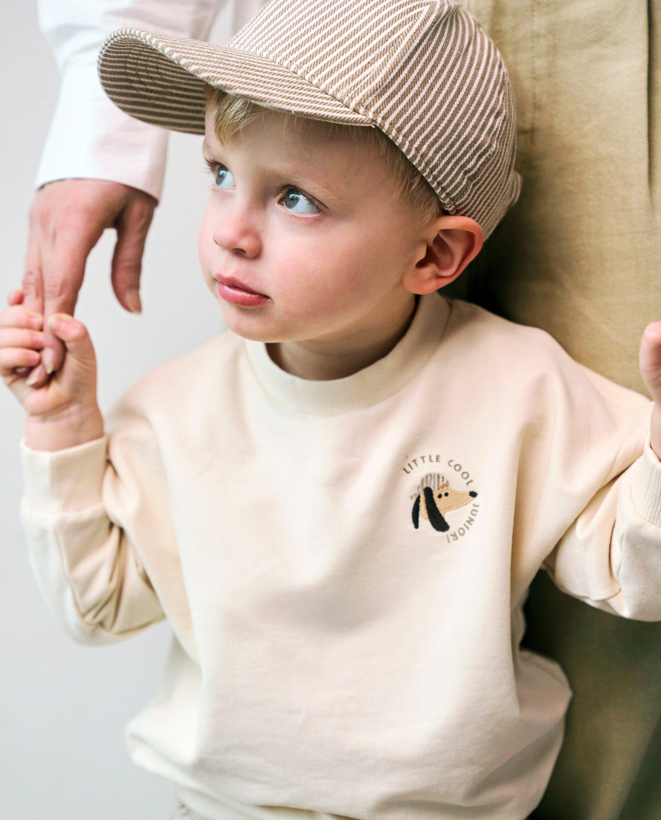 Sweaters - Sweater met geborduurd hondje