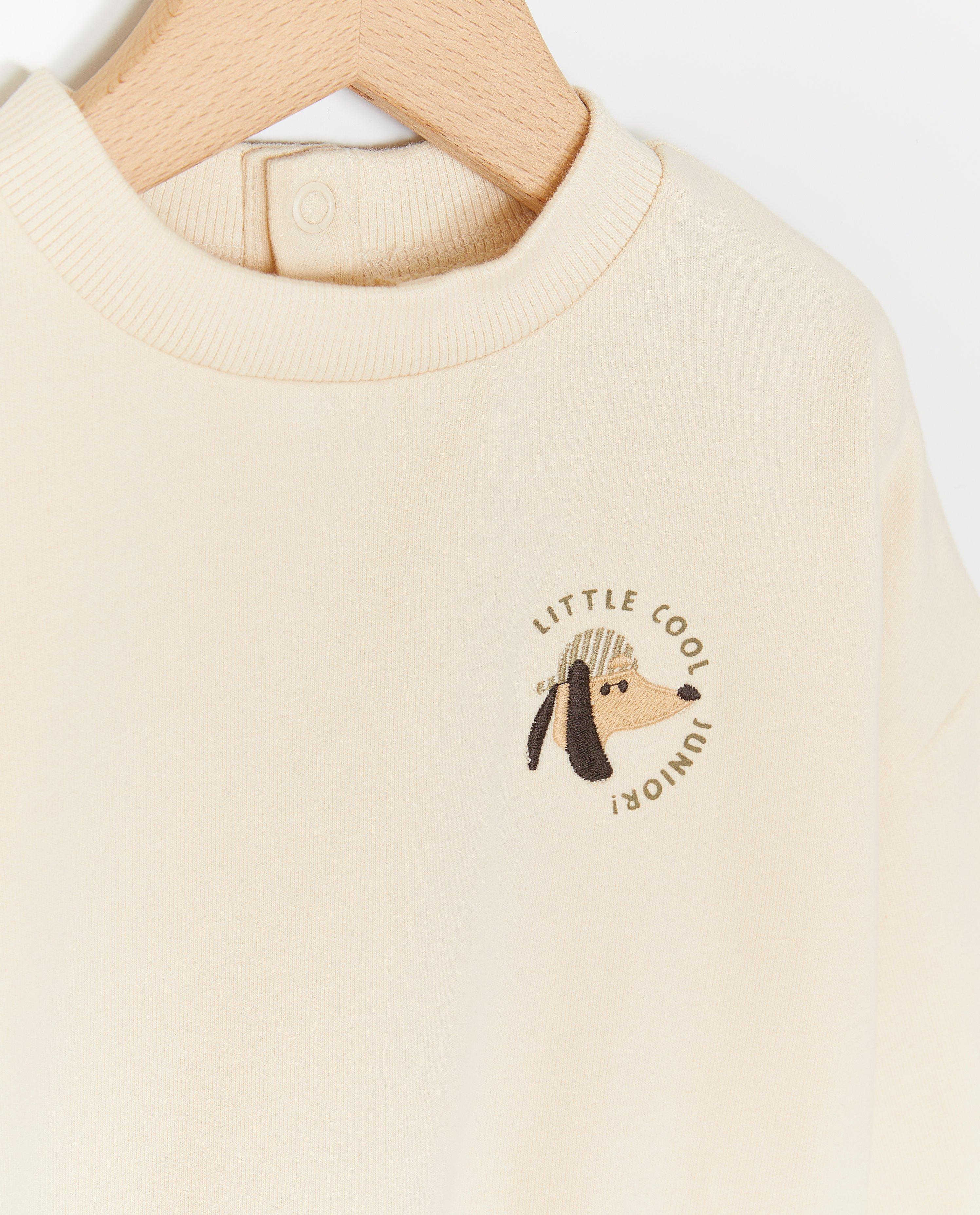 Sweaters - Sweater met geborduurd hondje