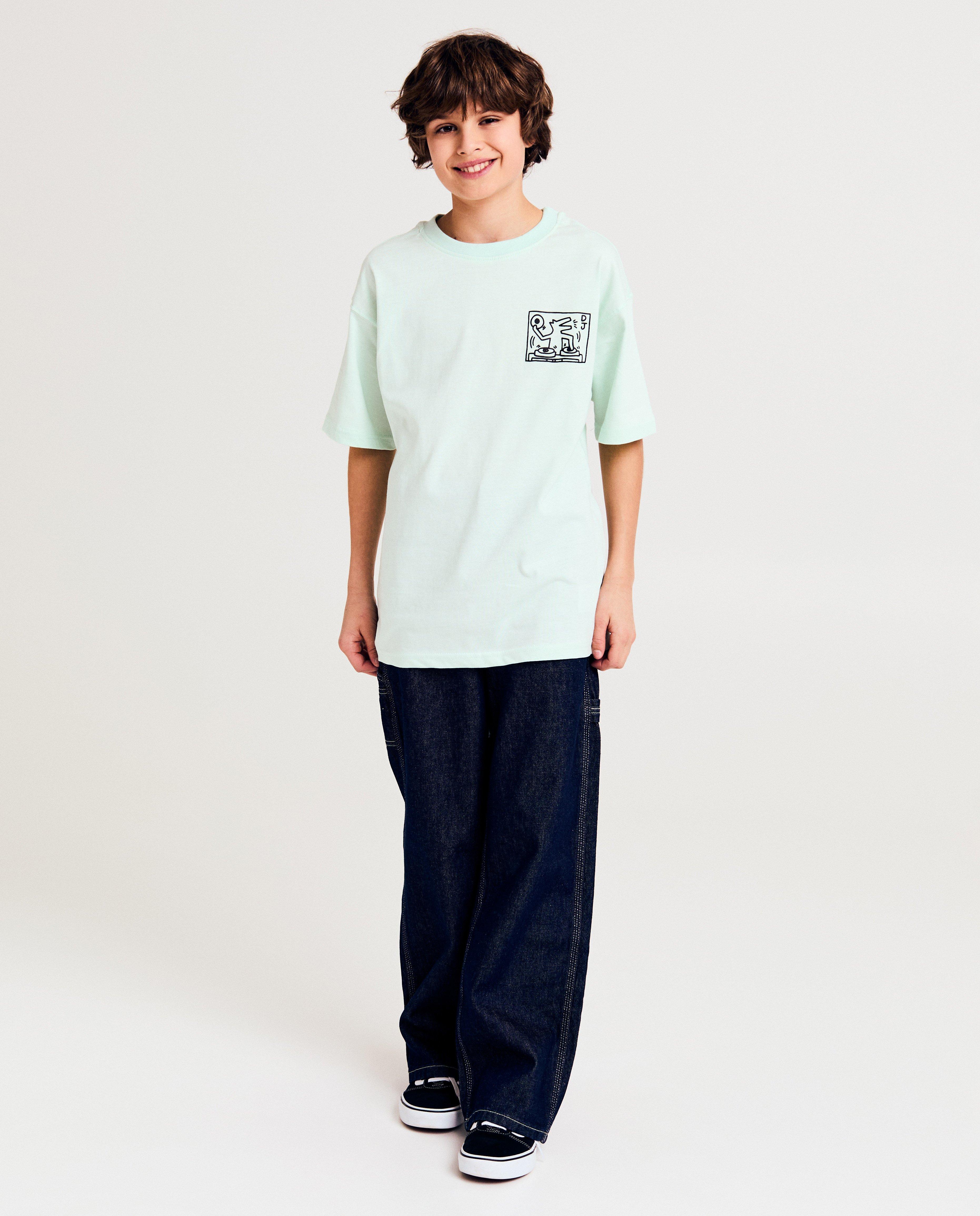 T-shirts - T-shirt met backprint Keith Haring