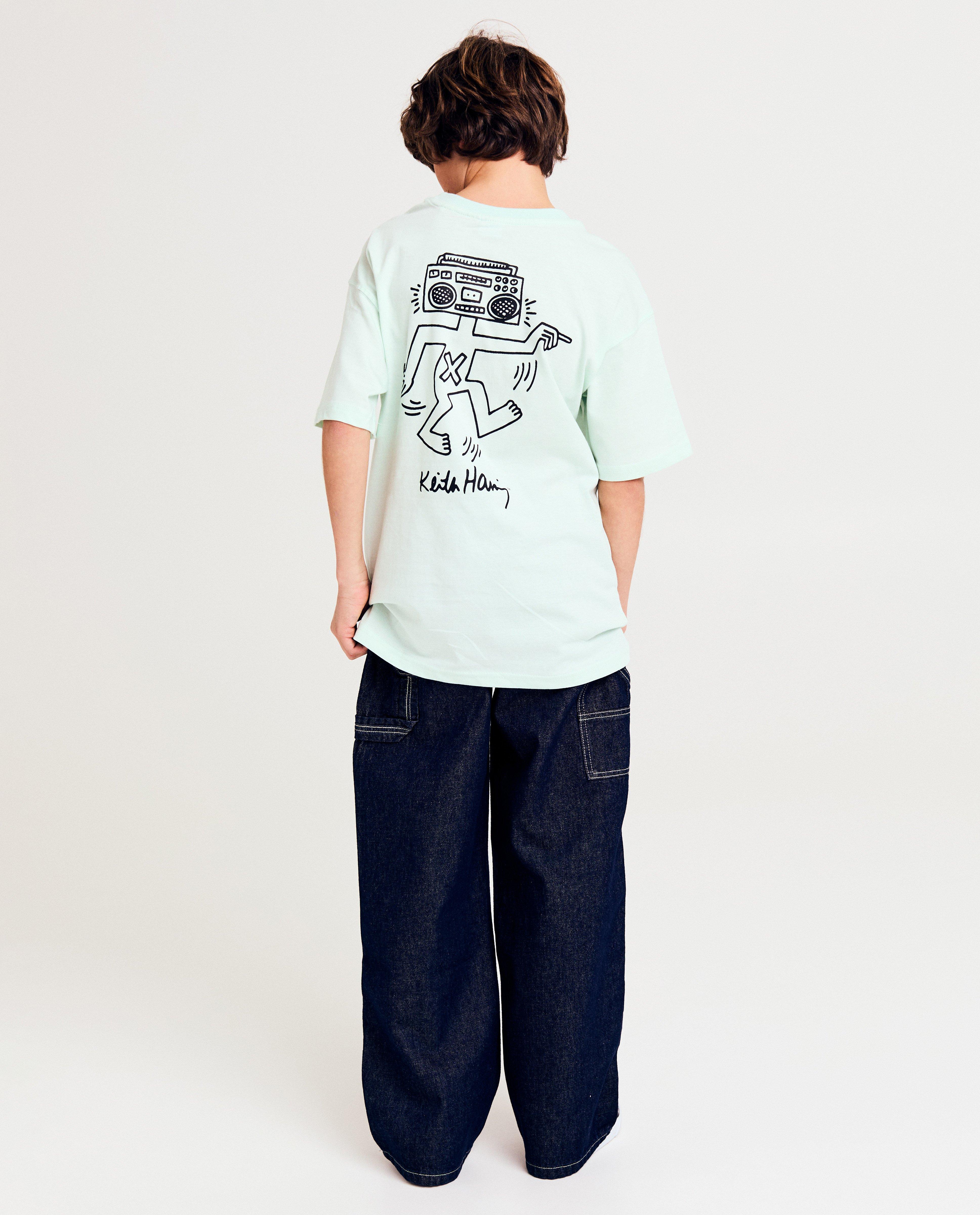 T-shirts - T-shirt met backprint Keith Haring