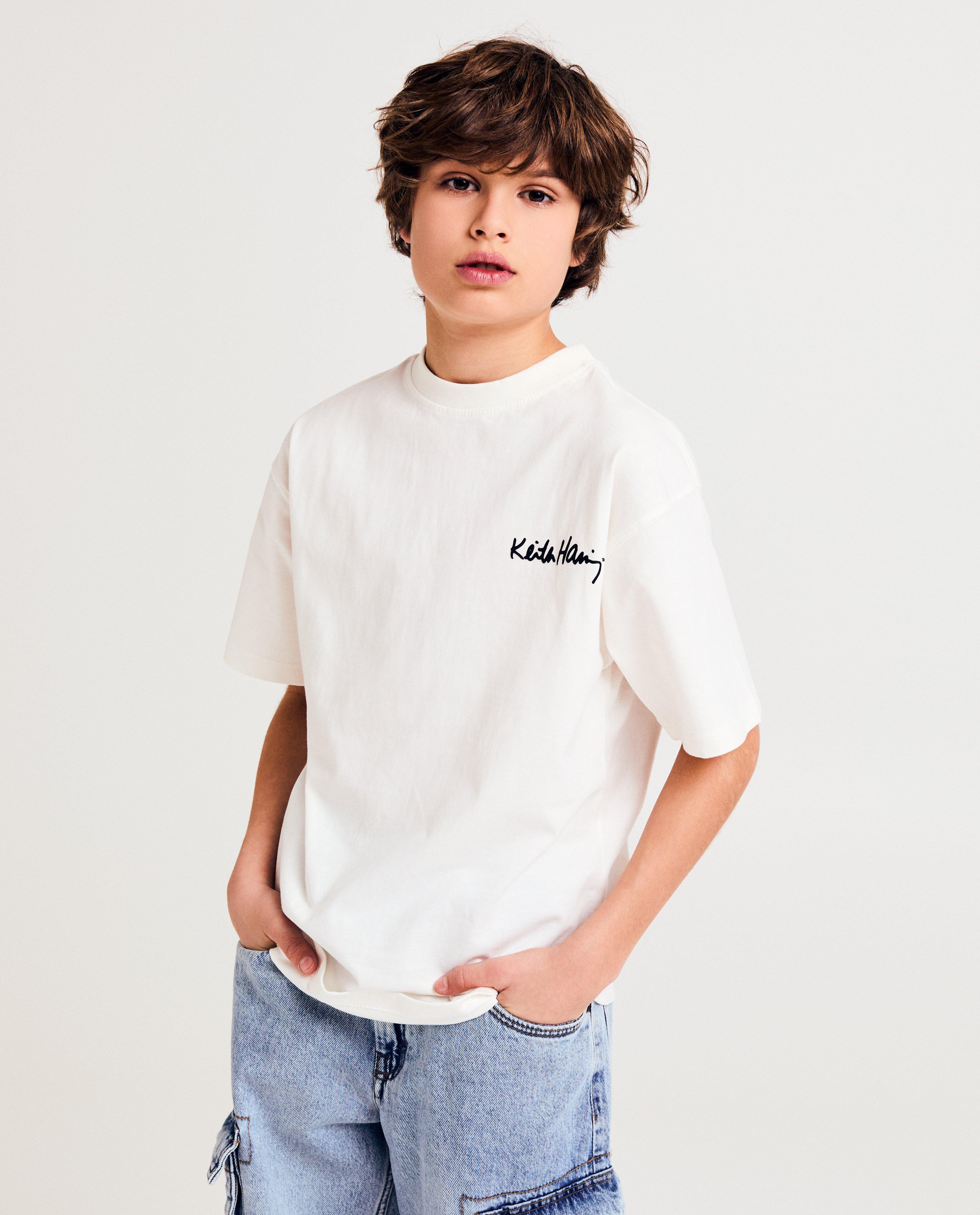 T-shirt avec un imprimé au dos Keith Haring - null - Keith Haring