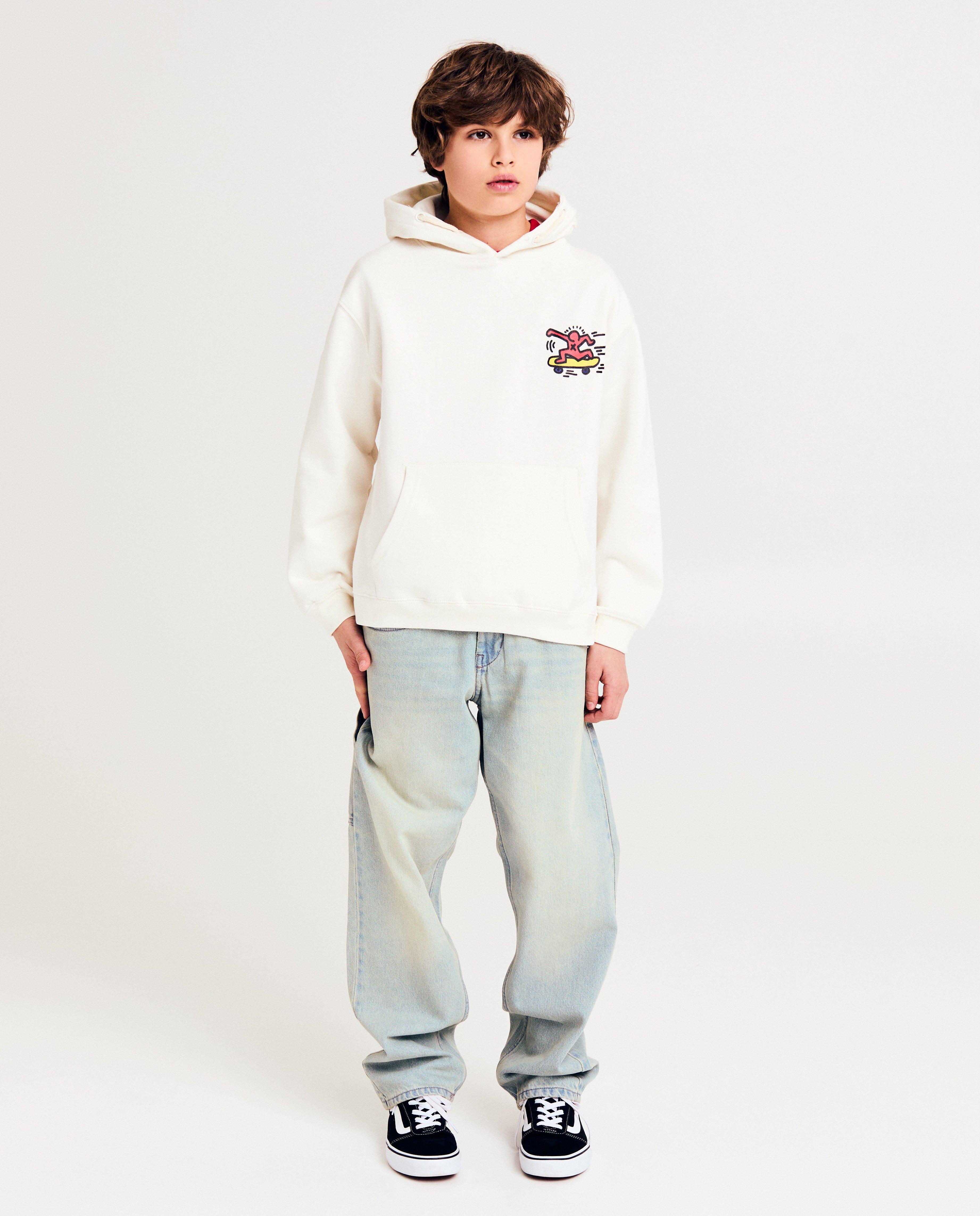 Lichtblauwe jeans, loose fit - null - Fish & Chips