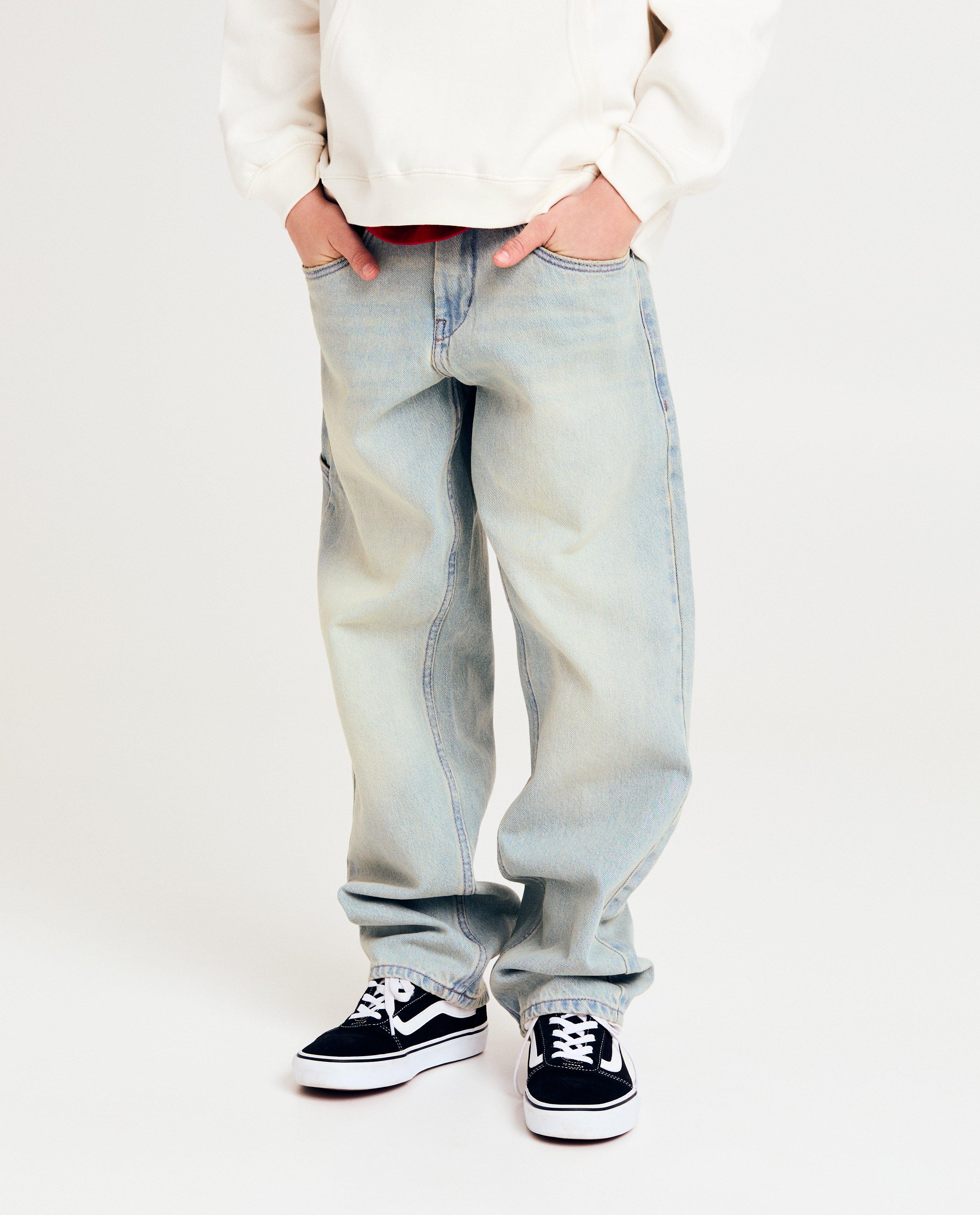 Jeans - Lichtblauwe jeans, loose fit