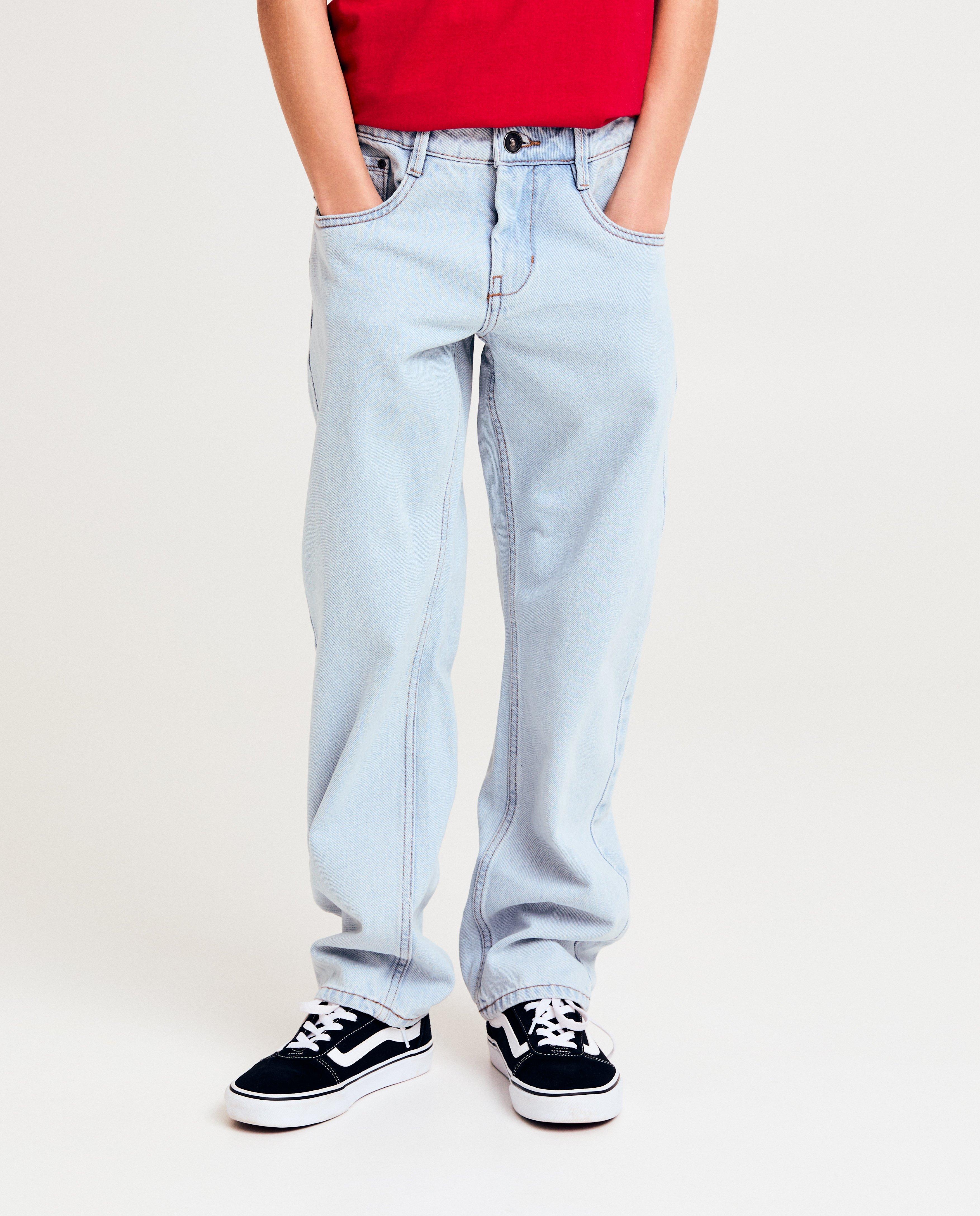 Jeans - Lichtblauwe jeans, loose fit