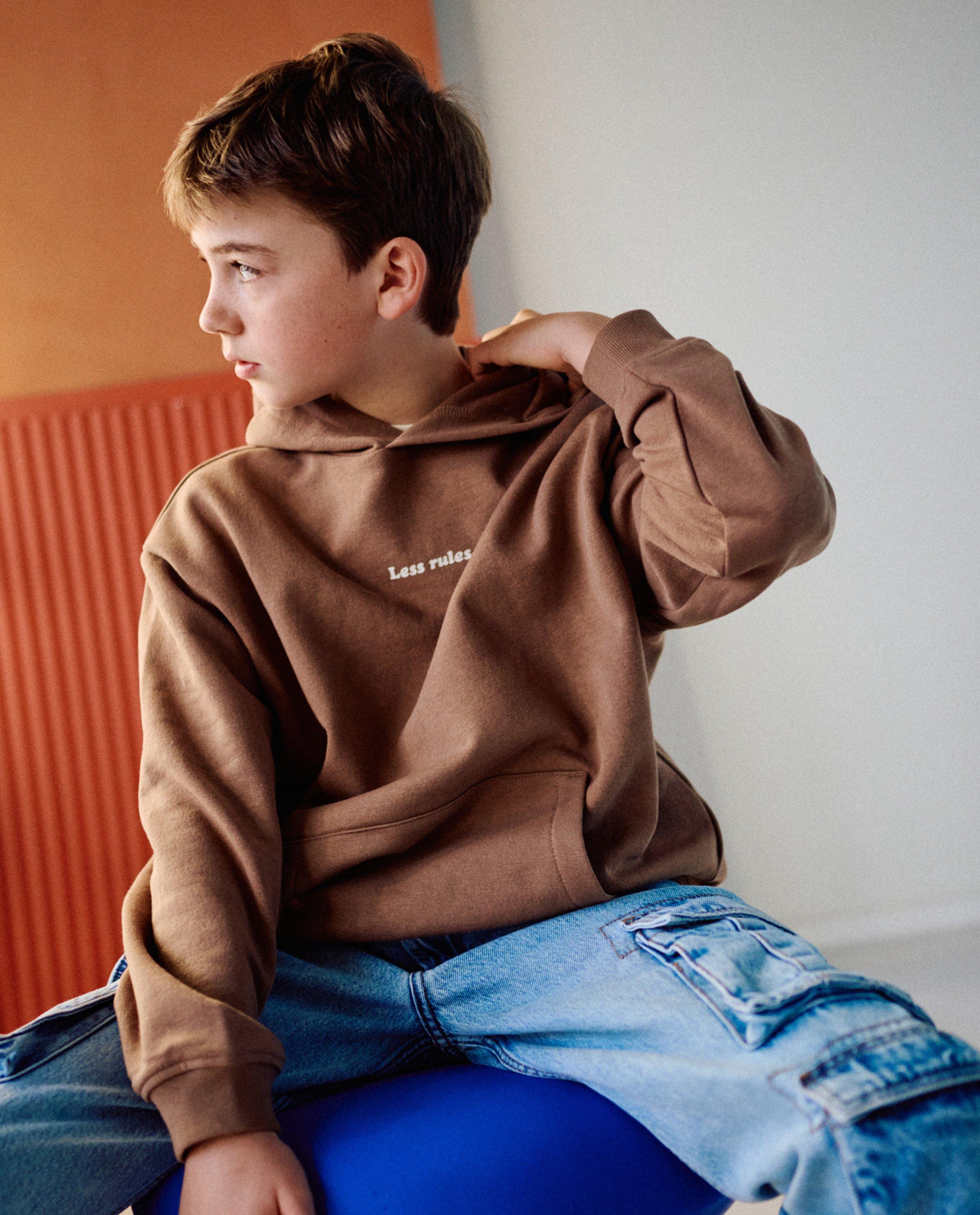 Hoodie à inscription