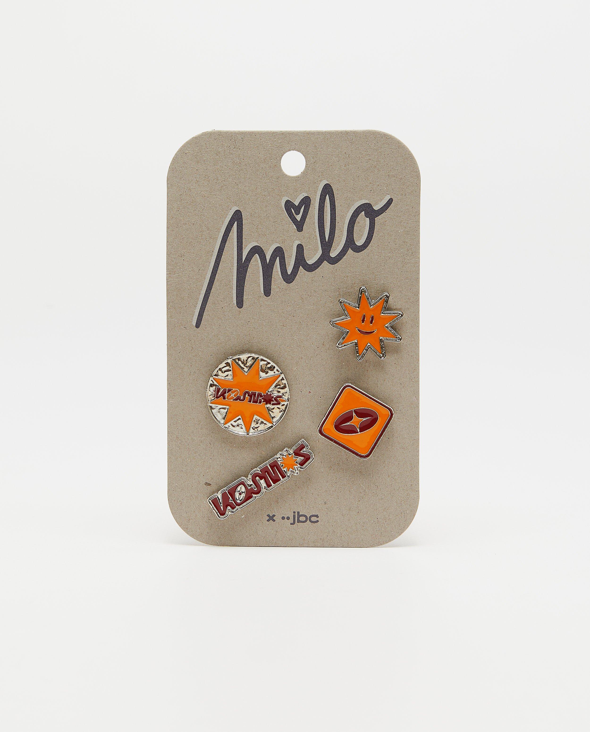 Set van 4 pins - null - milo