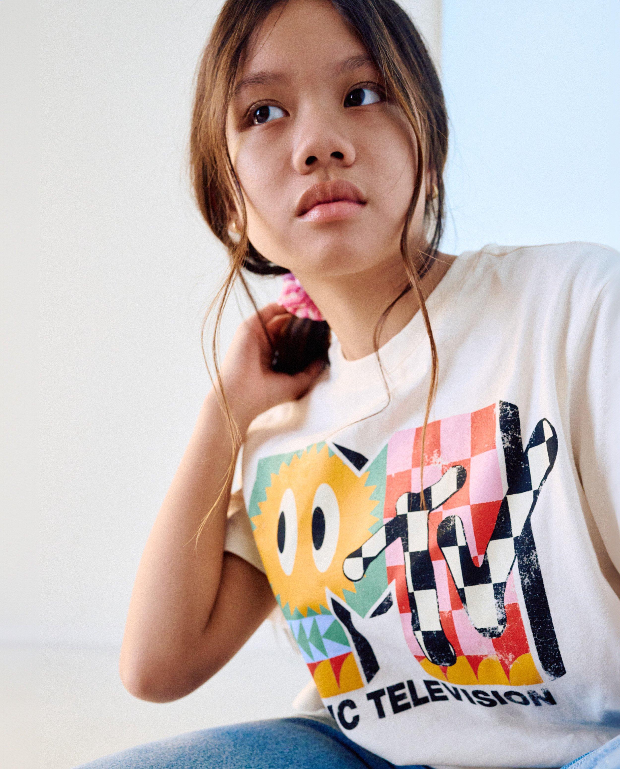 T-shirt met print MTV - null - Fish & Chips