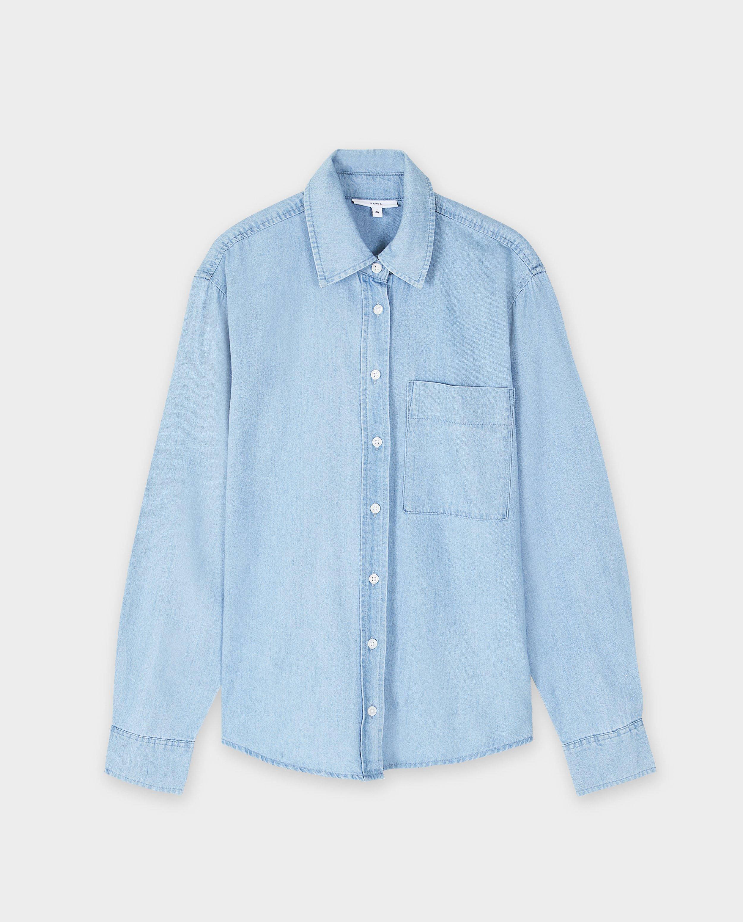 Hemden - Blauw jeanshemd