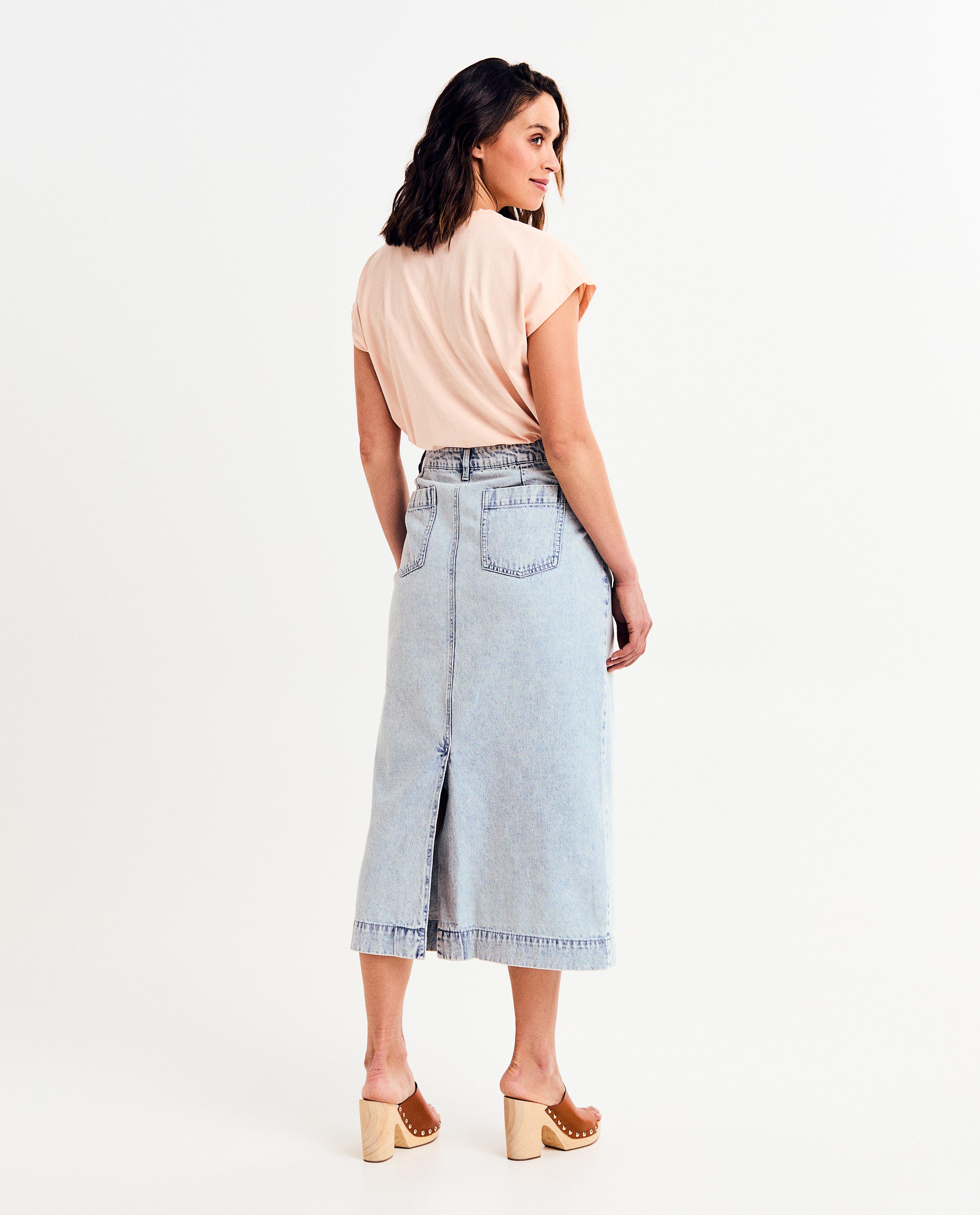 Rokken - Blauwe jeansrok