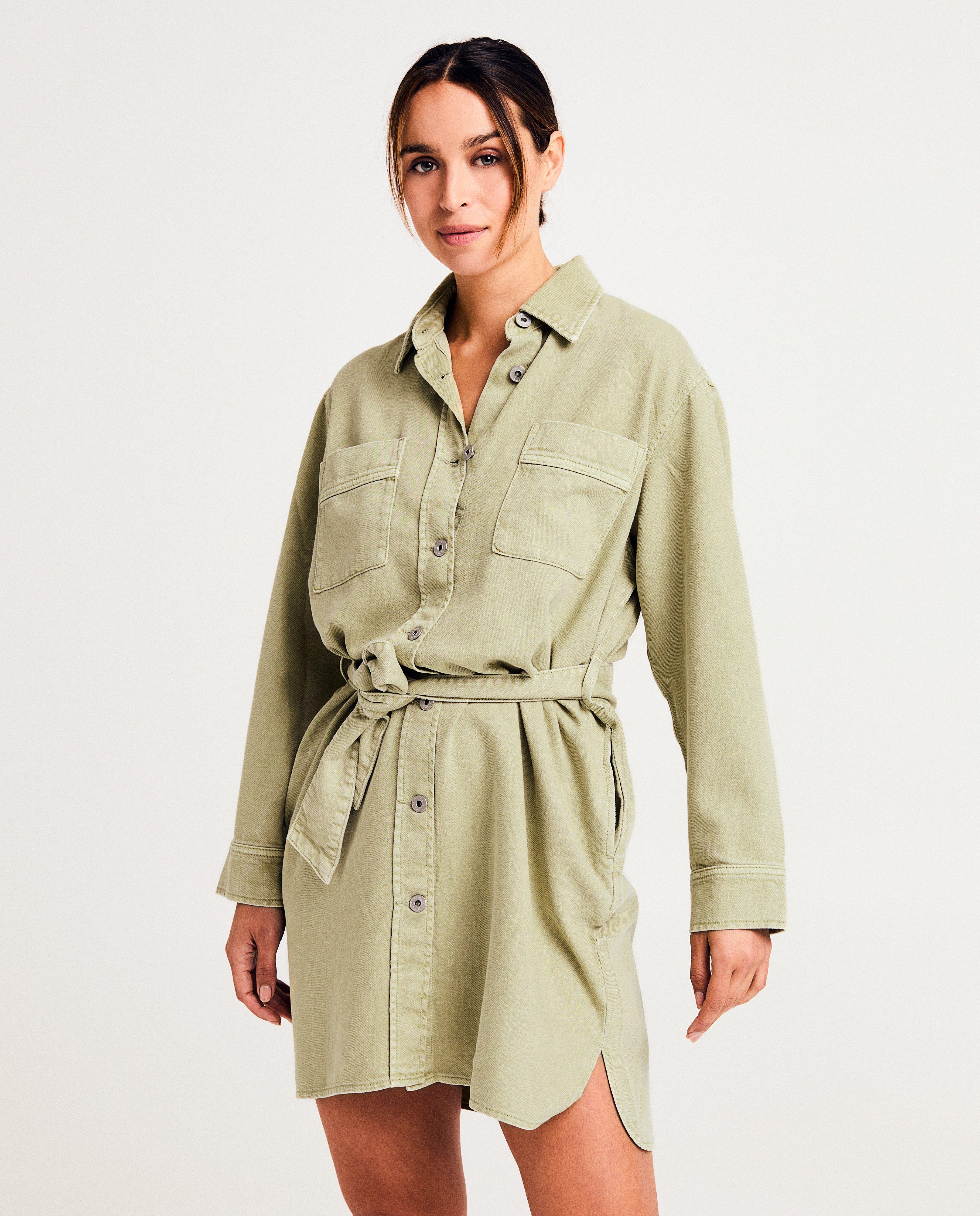 Groene jeansjurk - null - Sora