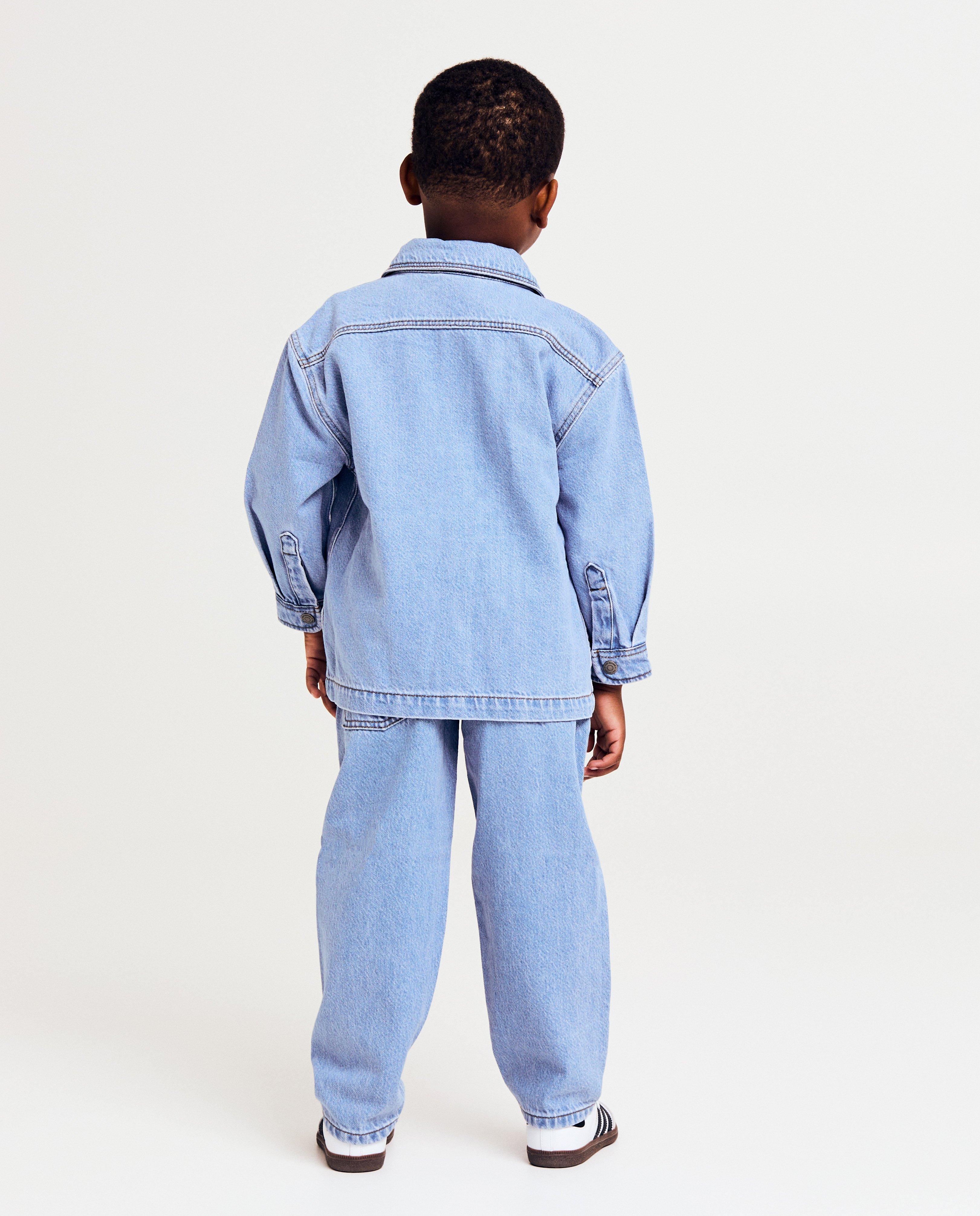 Cardigan - Blauw jeansvest