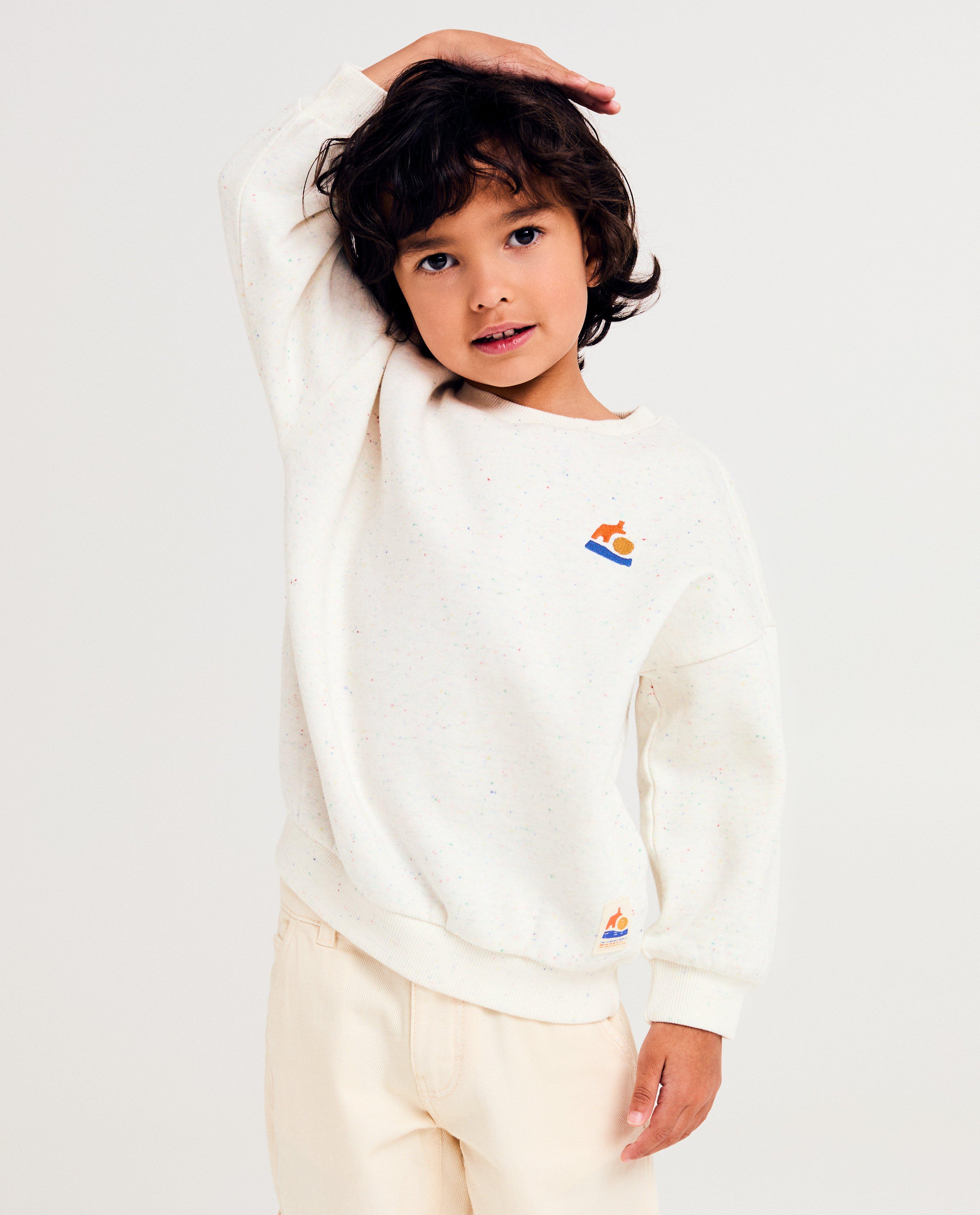 Sweater met geborduurde figuurtjes - null - Kidz Nation