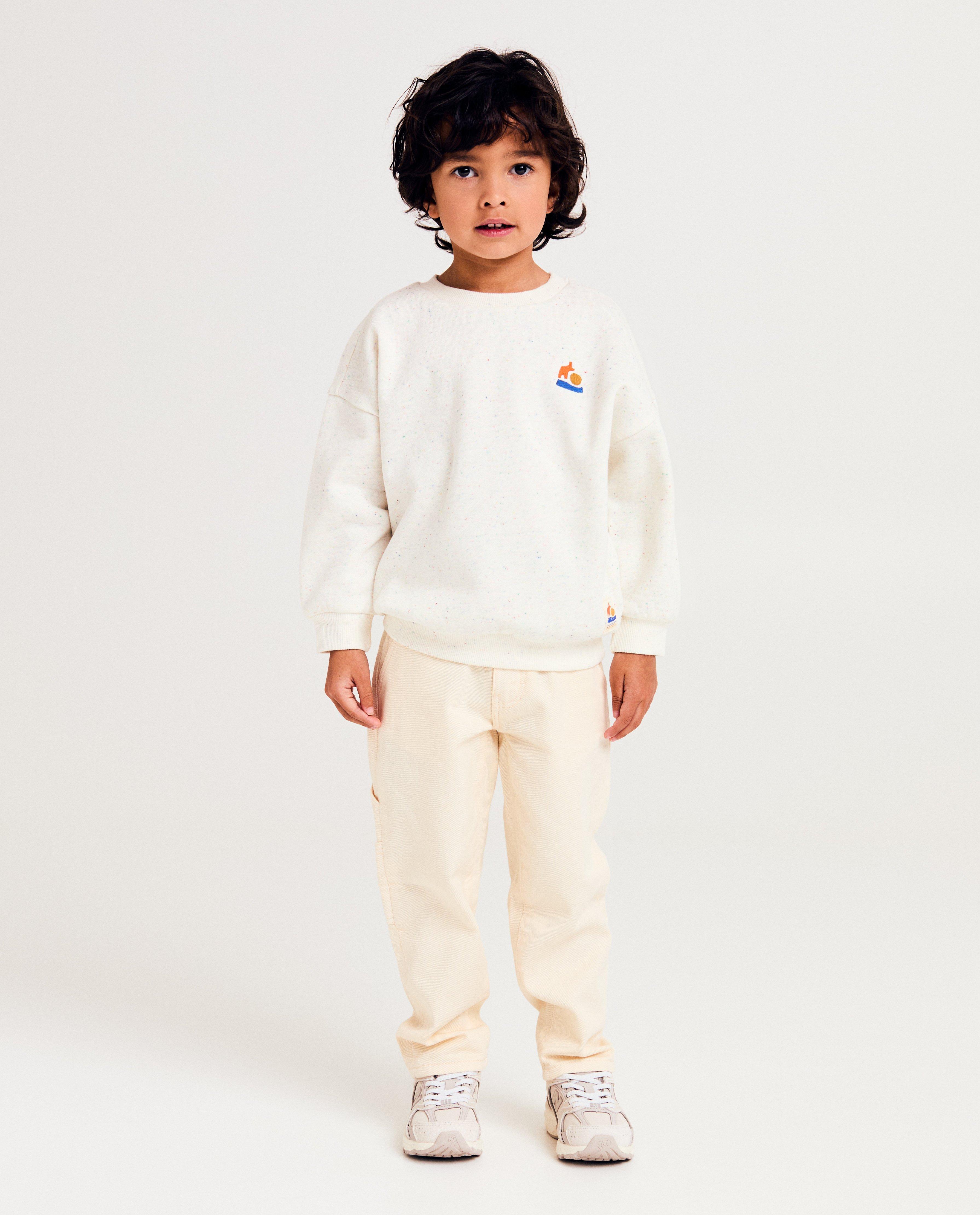 Sweaters - Sweater met geborduurde figuurtjes