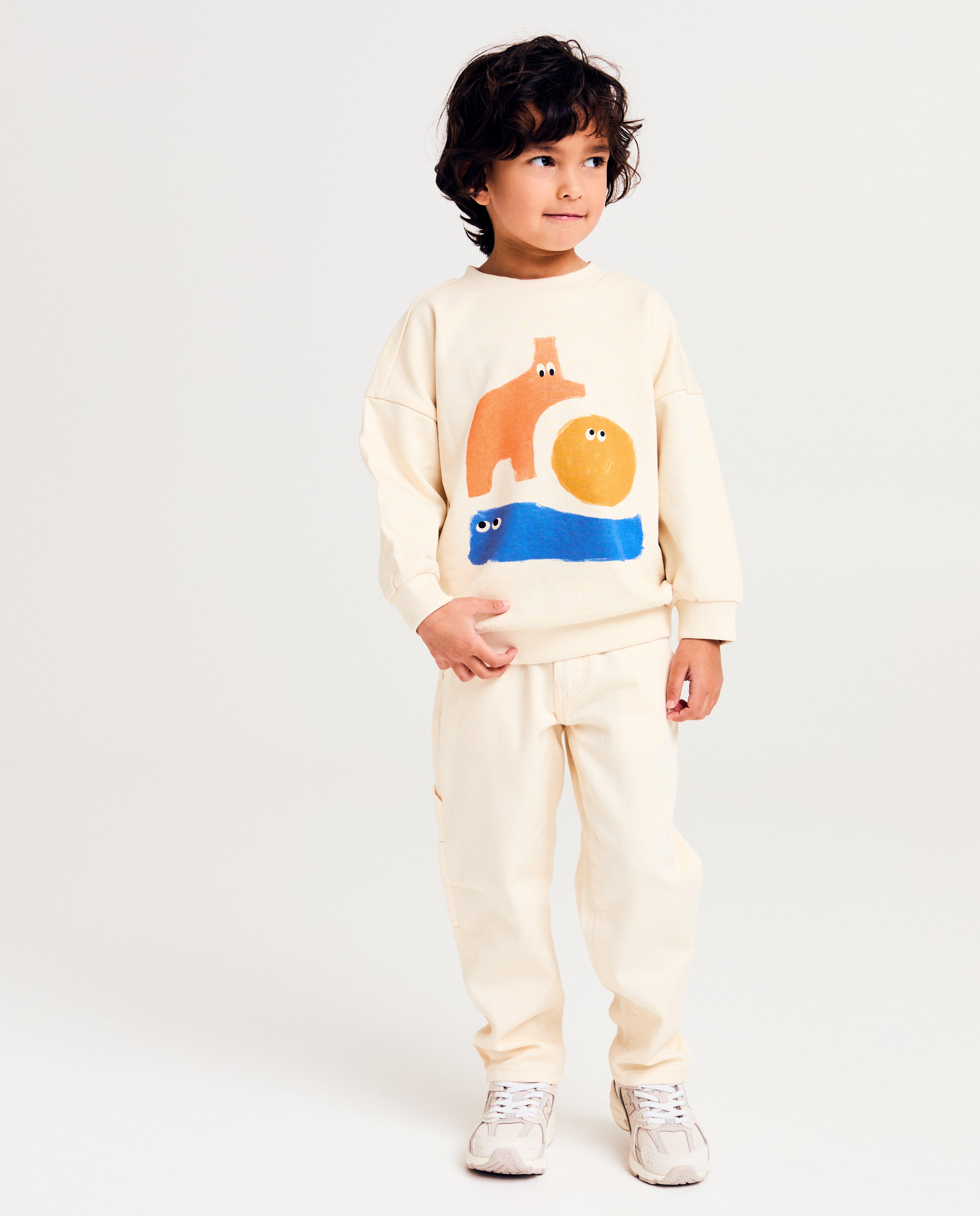 Beige broek, baggy fit - null - Kidz Nation