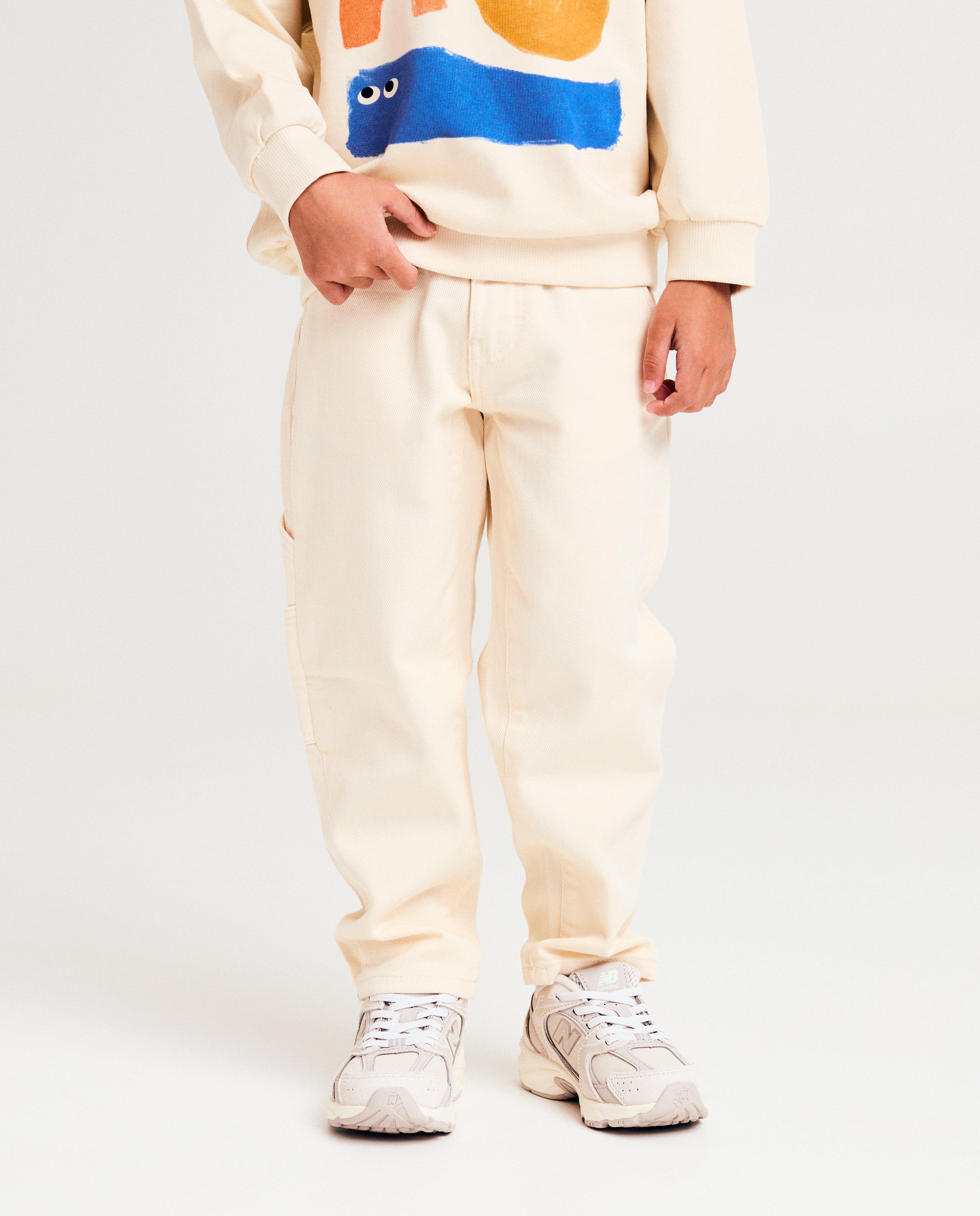 Broeken - Beige broek, baggy fit