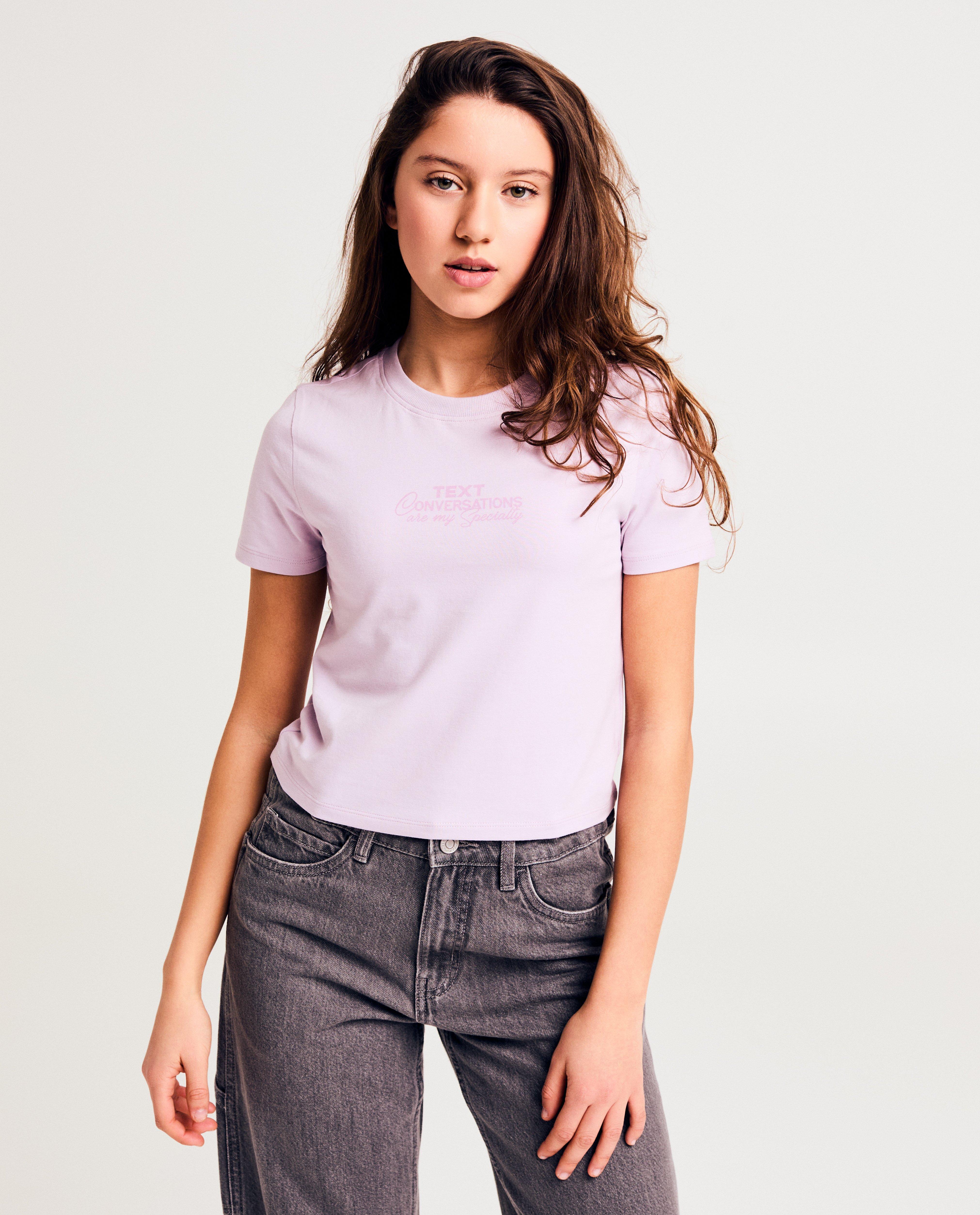 T-shirt met opschrift - null - Groggy